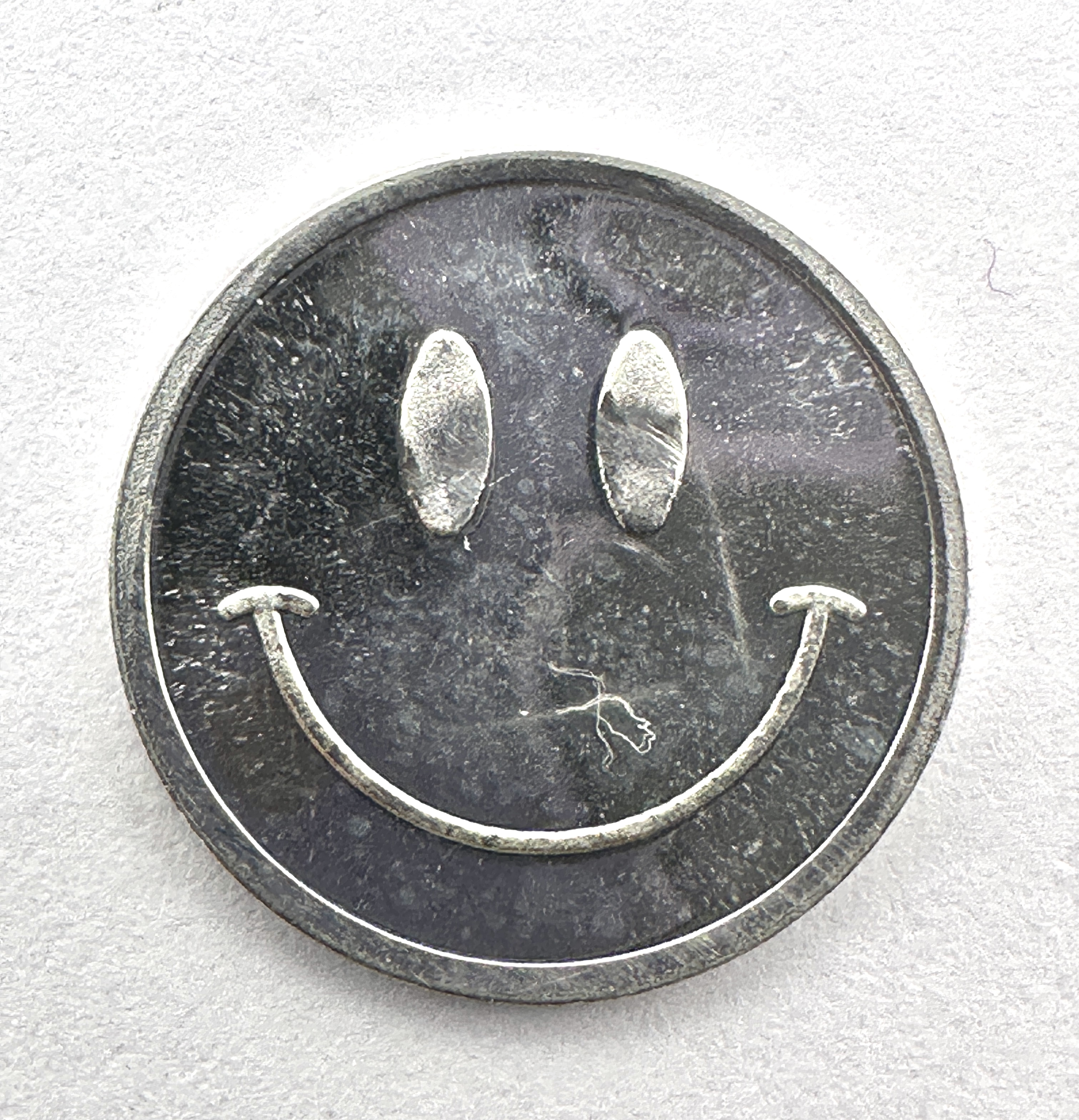 .999 Silver 1 Gram Round with PS Monogram