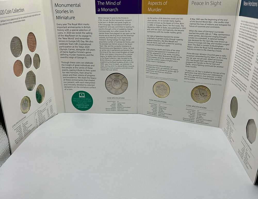 Lot 169: UK 2020 Royal Mint Brilliant Uncirculated Thirteen Coin Annual Set