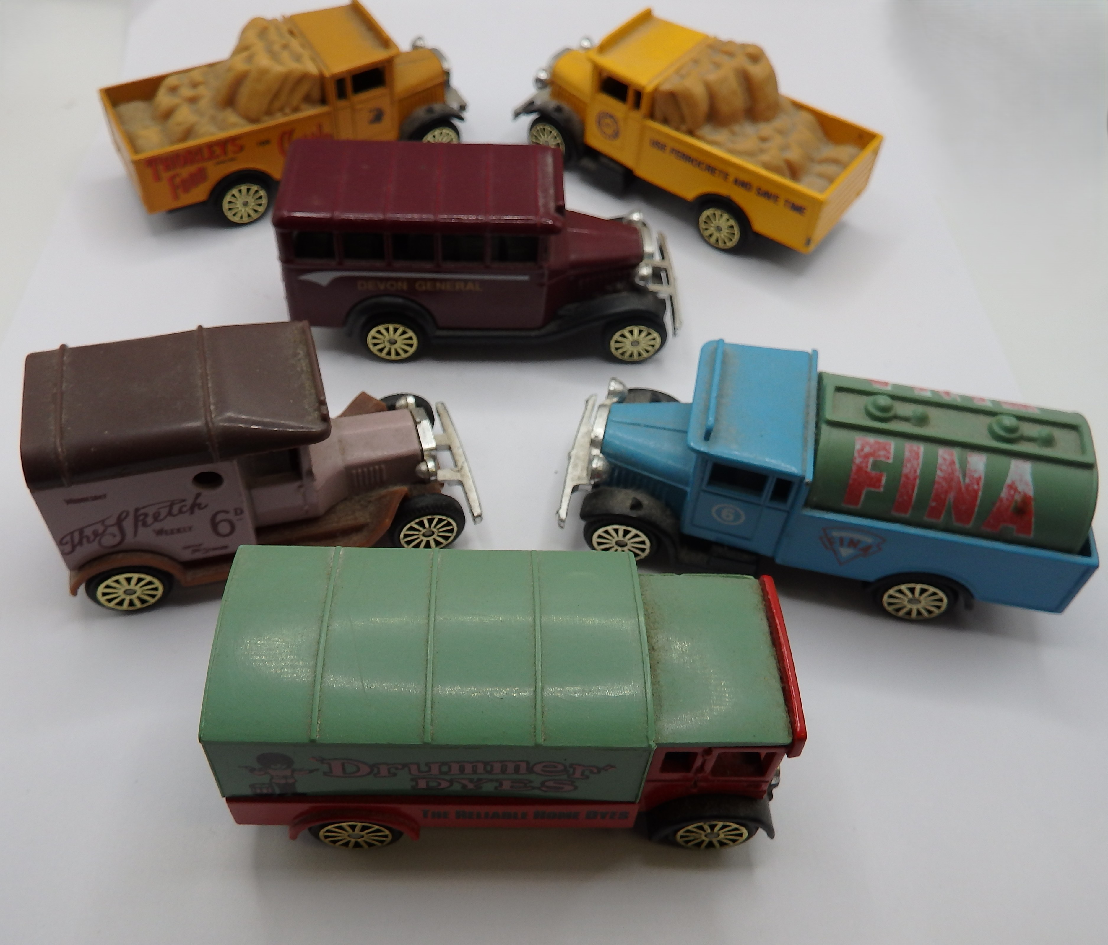 A Collection of Six Corgi British Commercial and Utility Vehicles