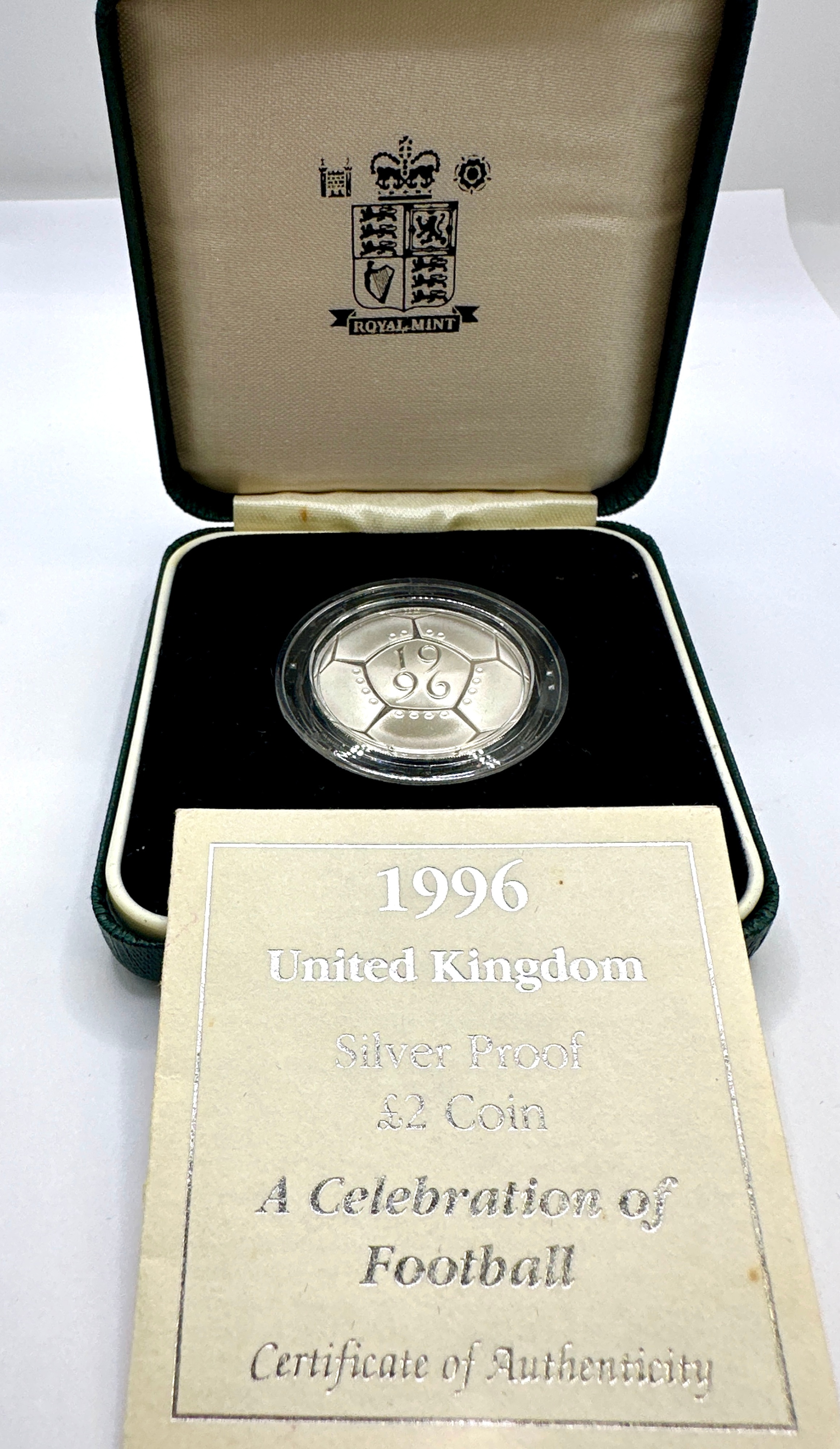 UK 1996 Celebration of Football Silver Proof £2 Coin