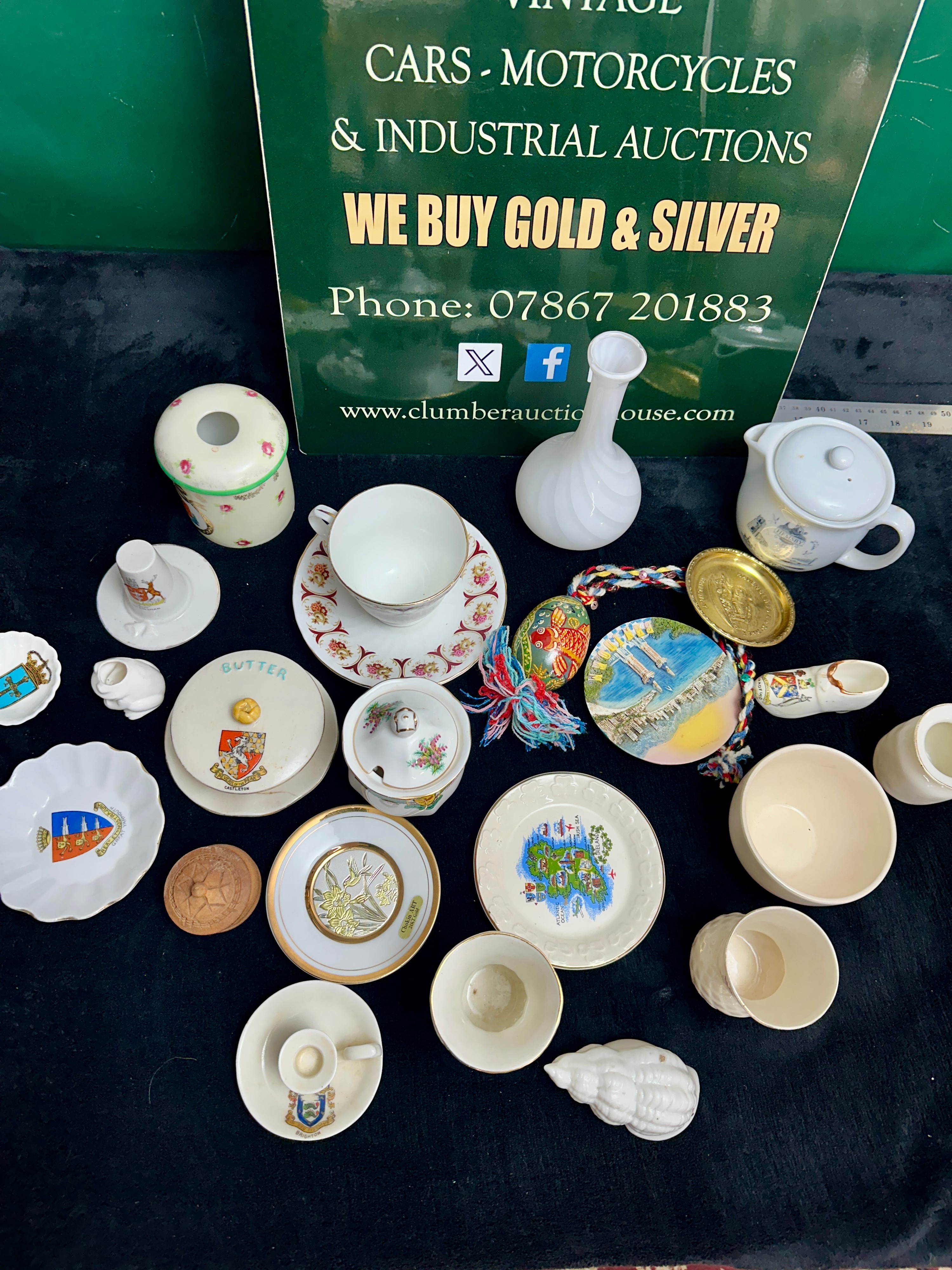 An Assortment of British Crested Souvenir Ware and Decorative Items