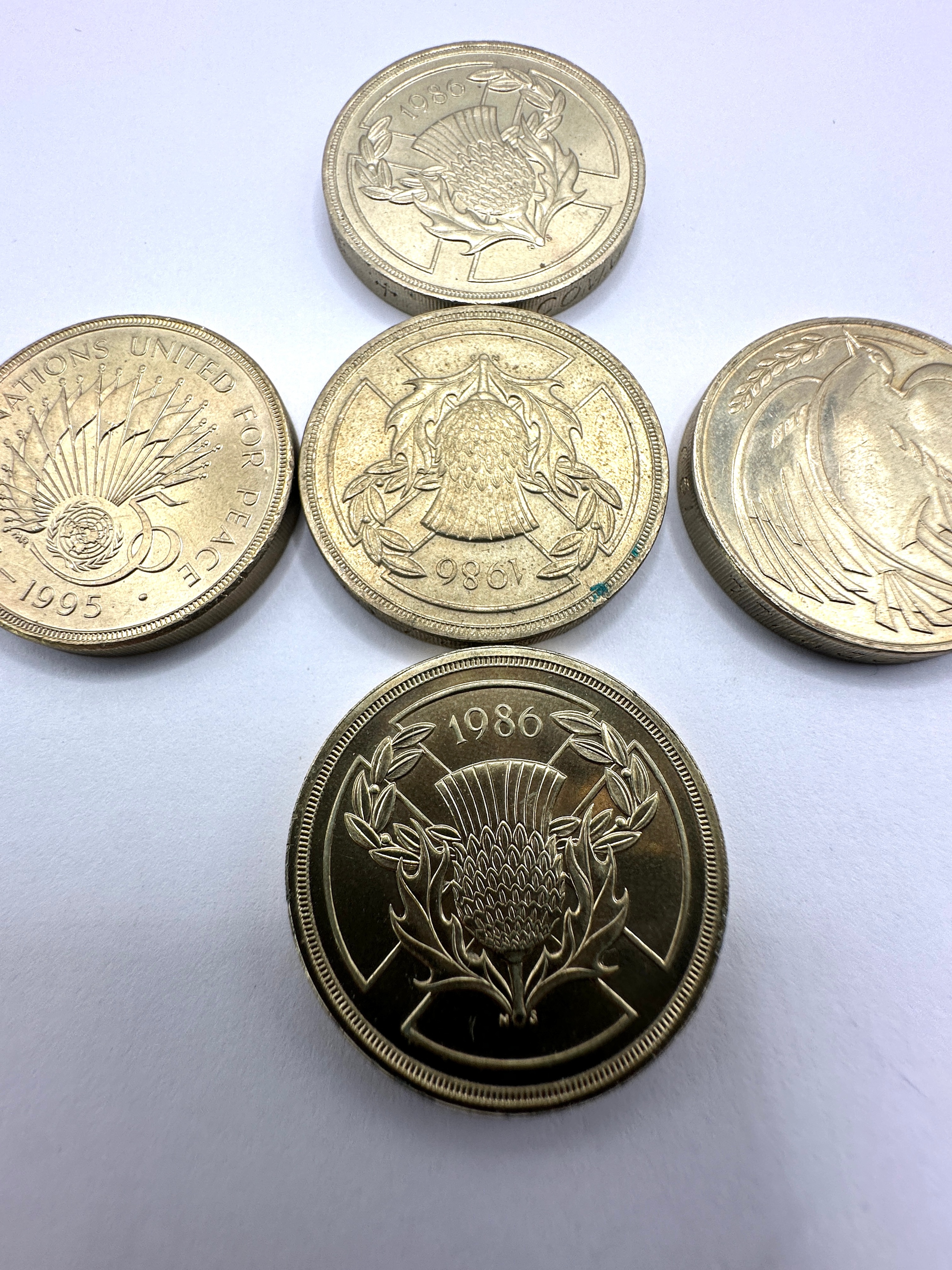 A Group of UK Elizabeth II Commemorative Two Pound Coins