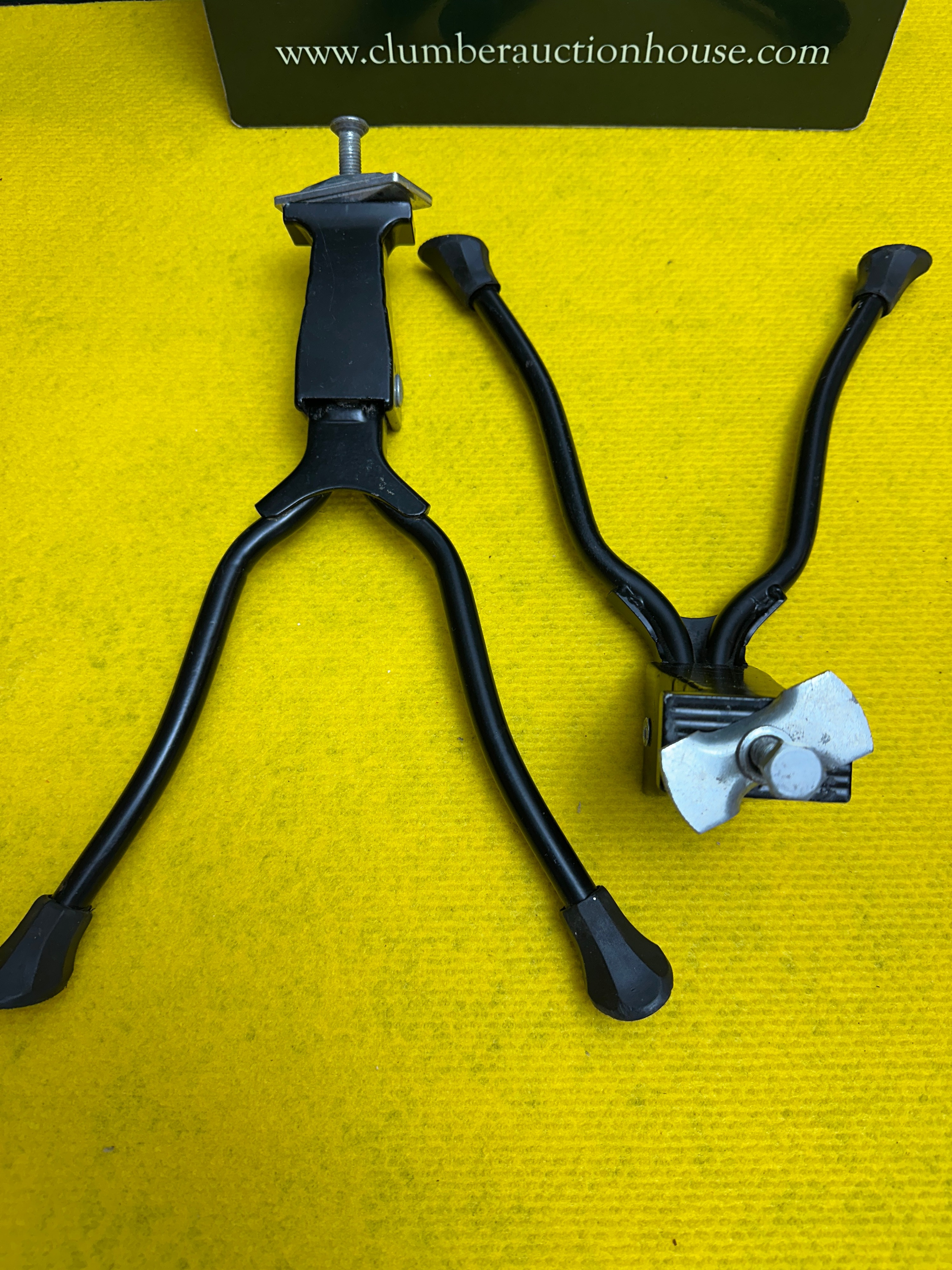 A Pair of Bicycle Double-Leg Centre-Mount Kickstands