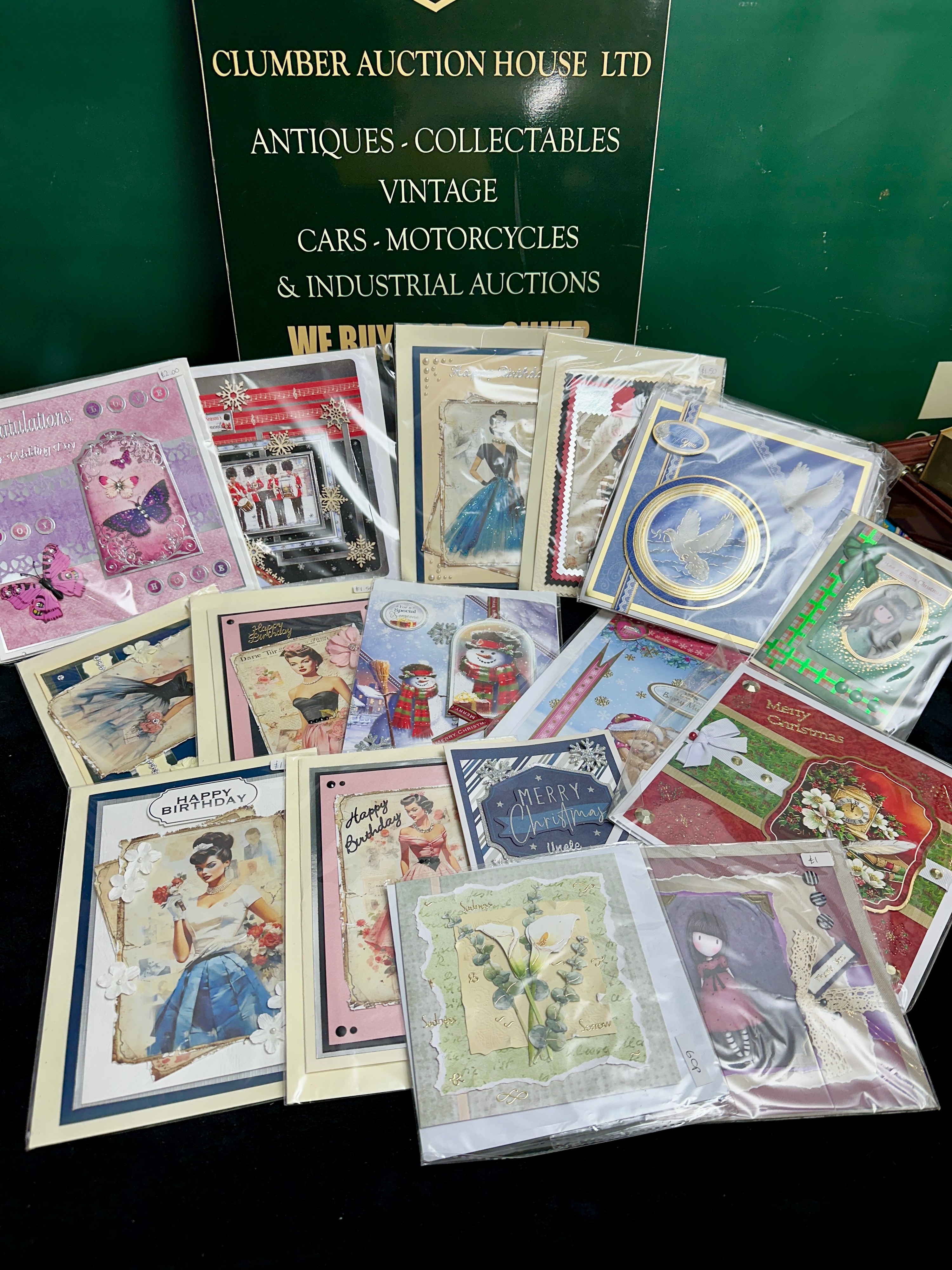 An Assortment of Contemporary Artisan Greeting Cards