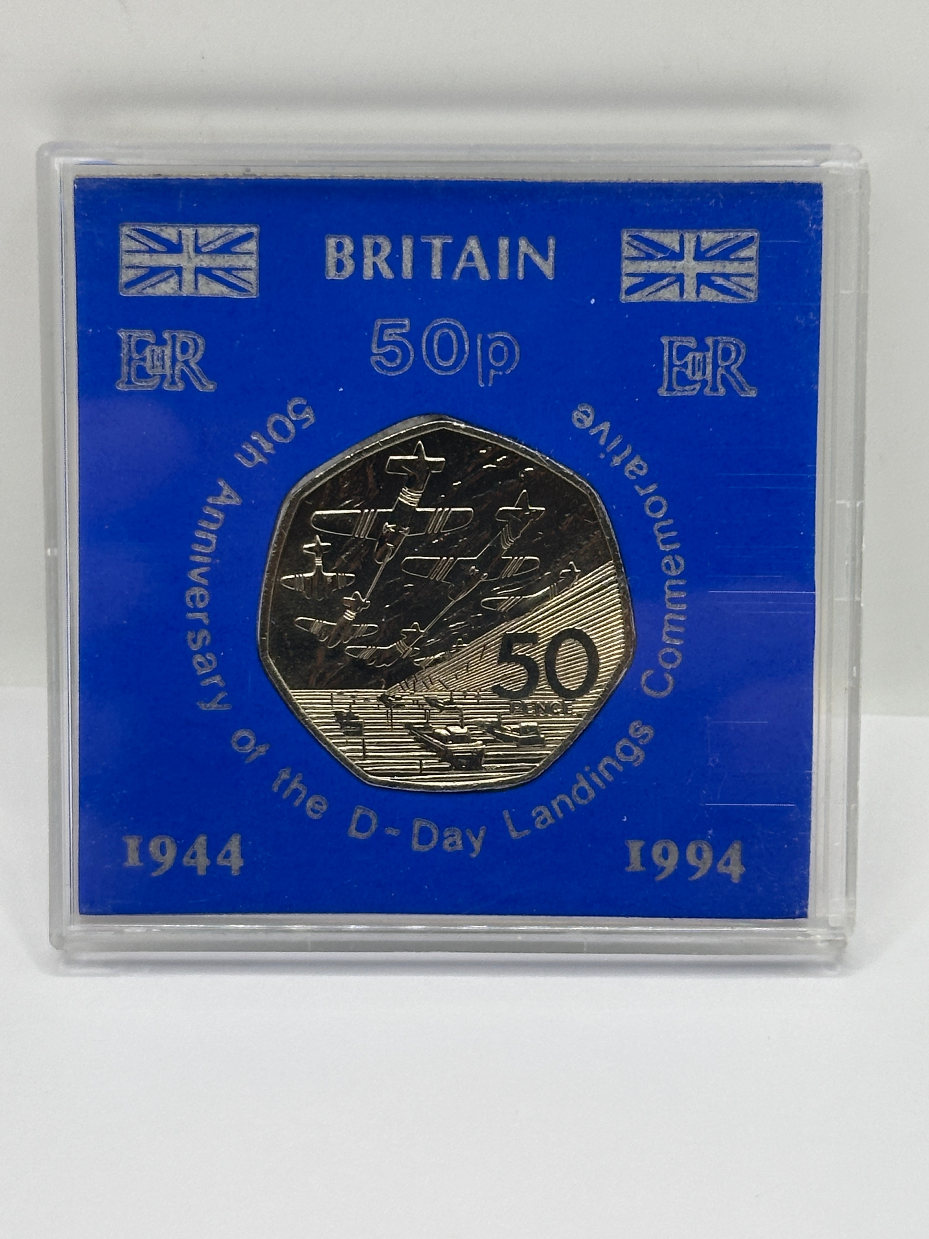 UK 1994 D-Day 50th Anniversary 50 Pence Coin