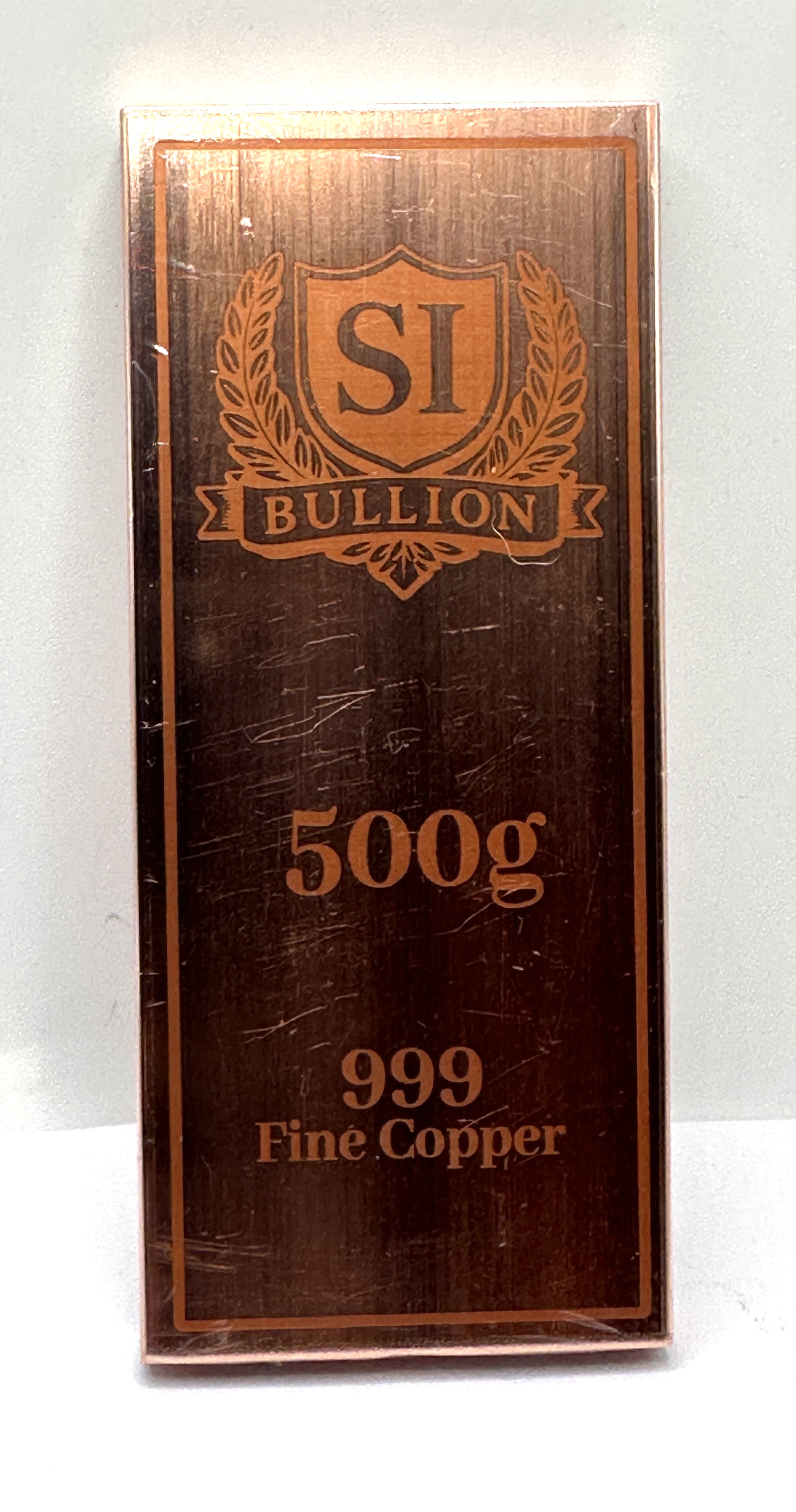 SI Bullion 500g 999 Fine Copper Bullion Bar