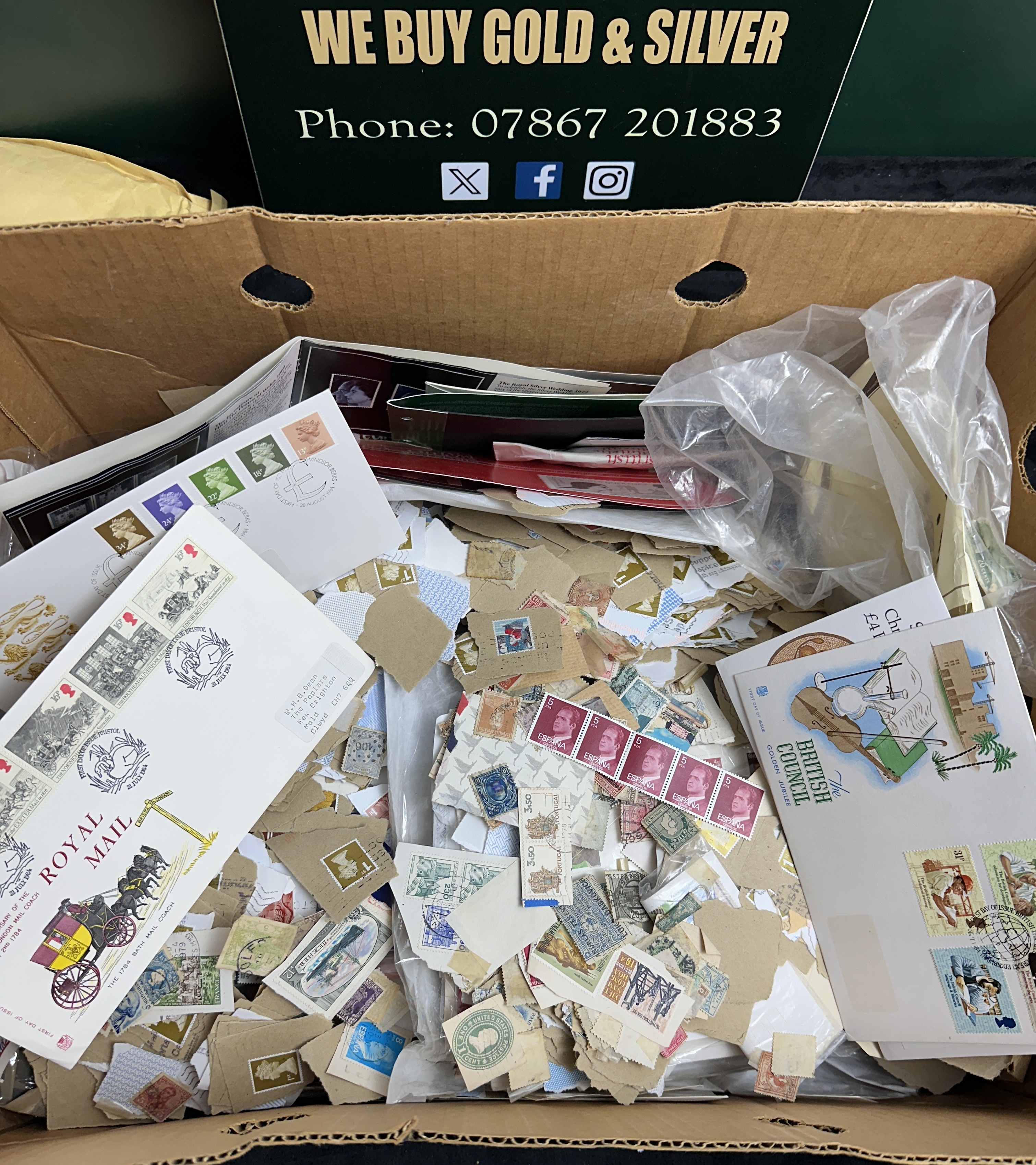 An Assortment of UK and Worldwide Philatelic Material, including First Day Covers