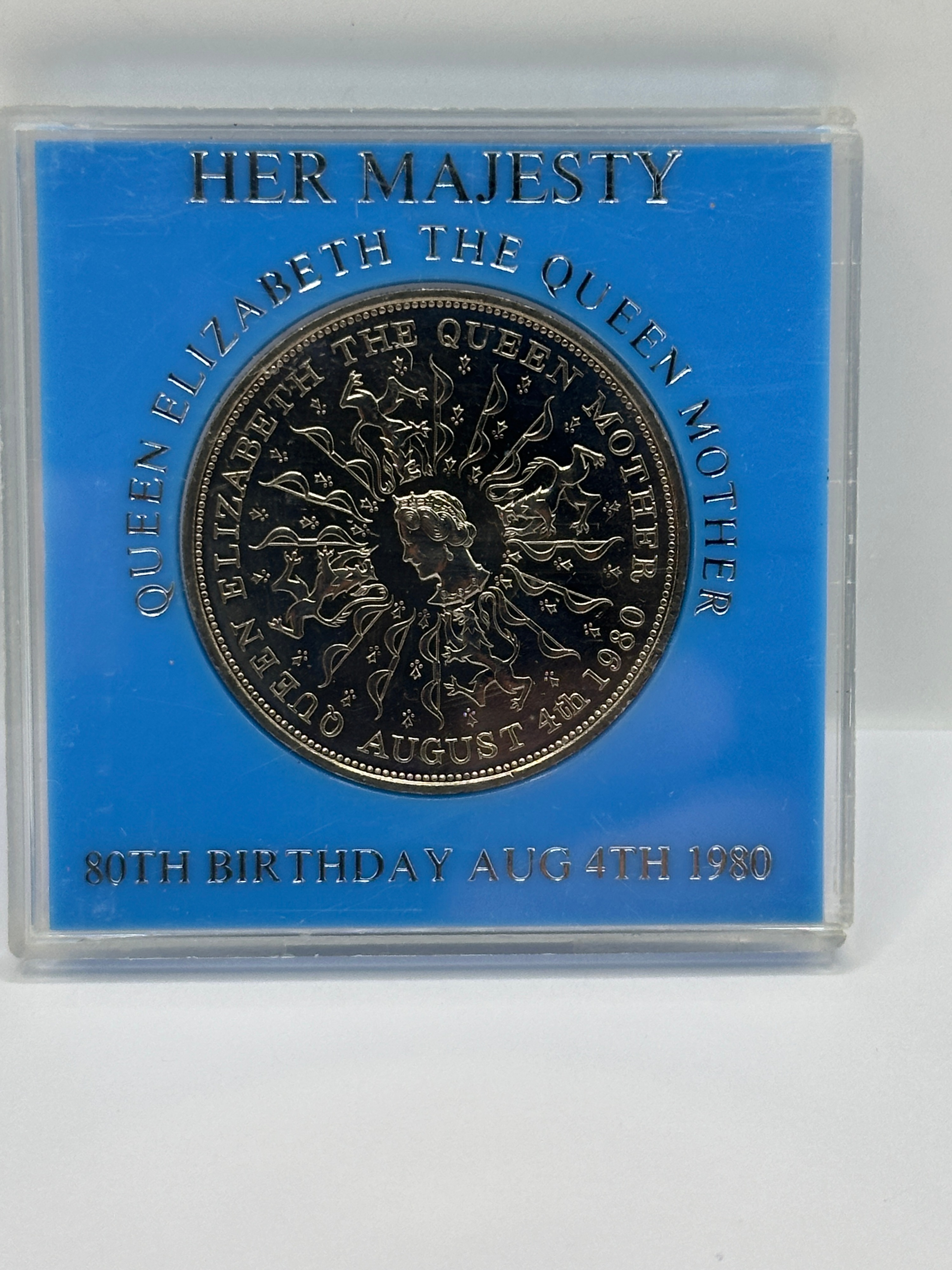 UK 1980 Queen Elizabeth The Queen Mother Crown Coin