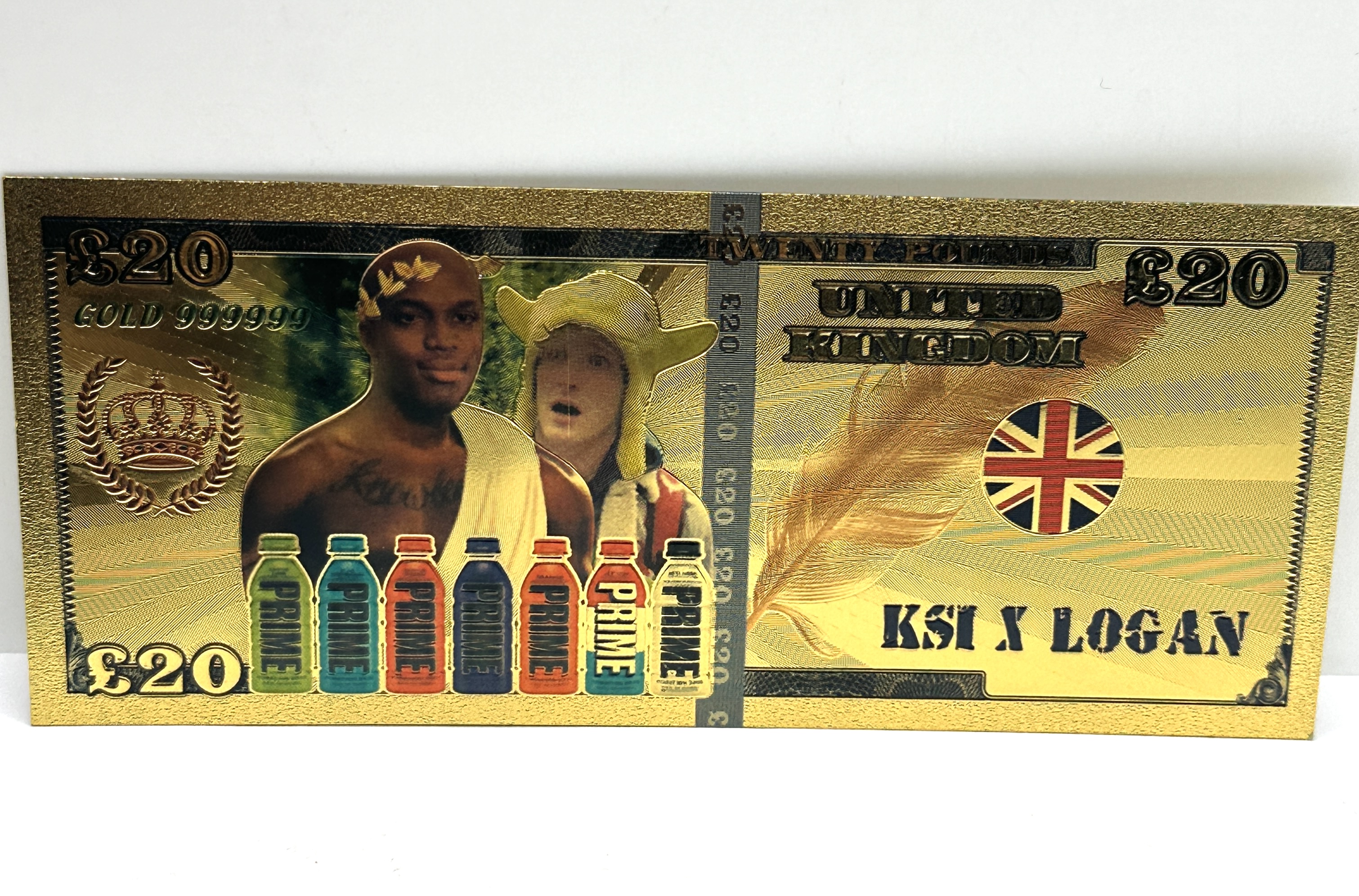United Kingdom Novelty KSI X Logan PRIME Collectible Banknote