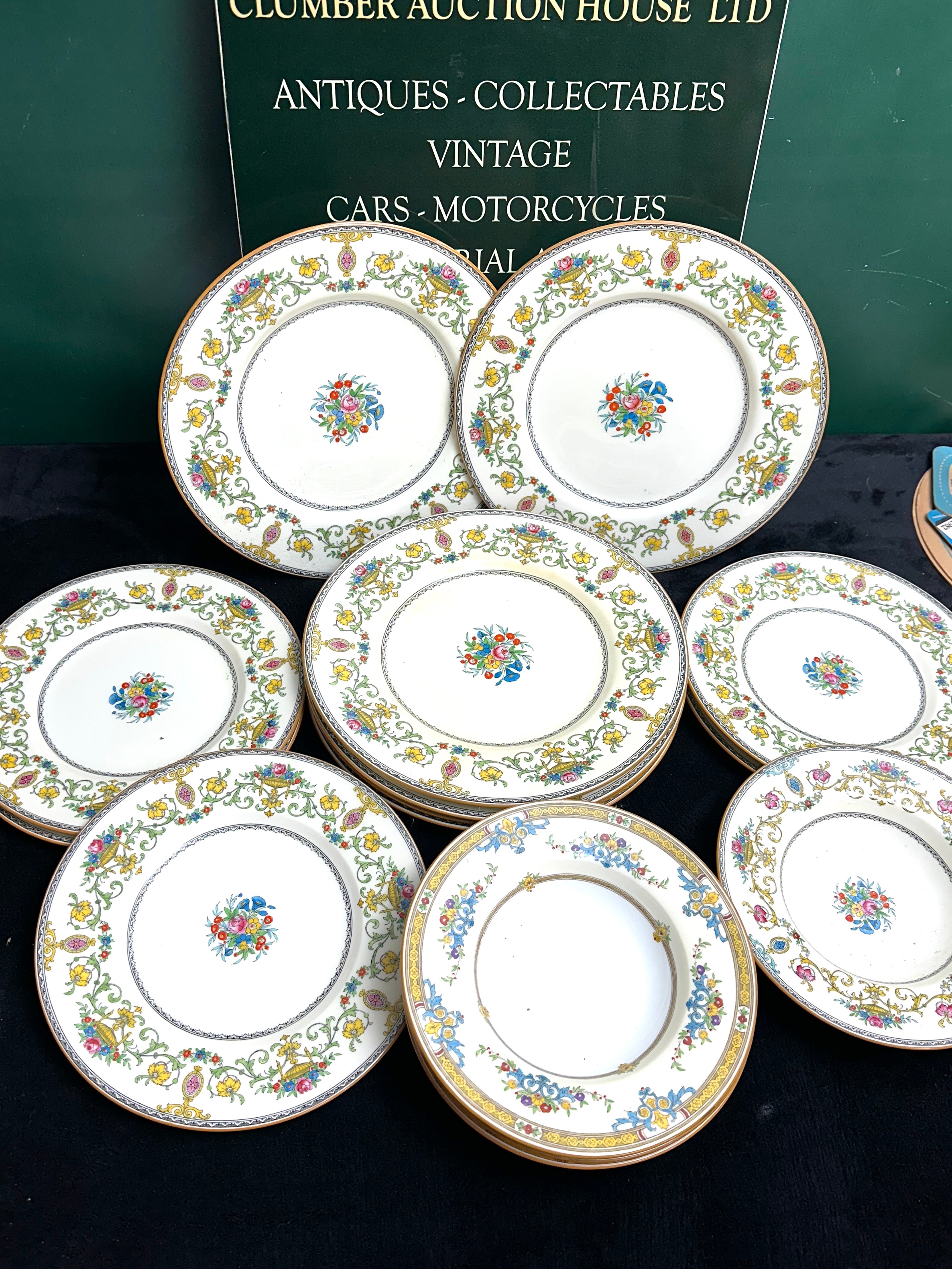 A Minton Talbot Pattern English Part-Dinner Service
