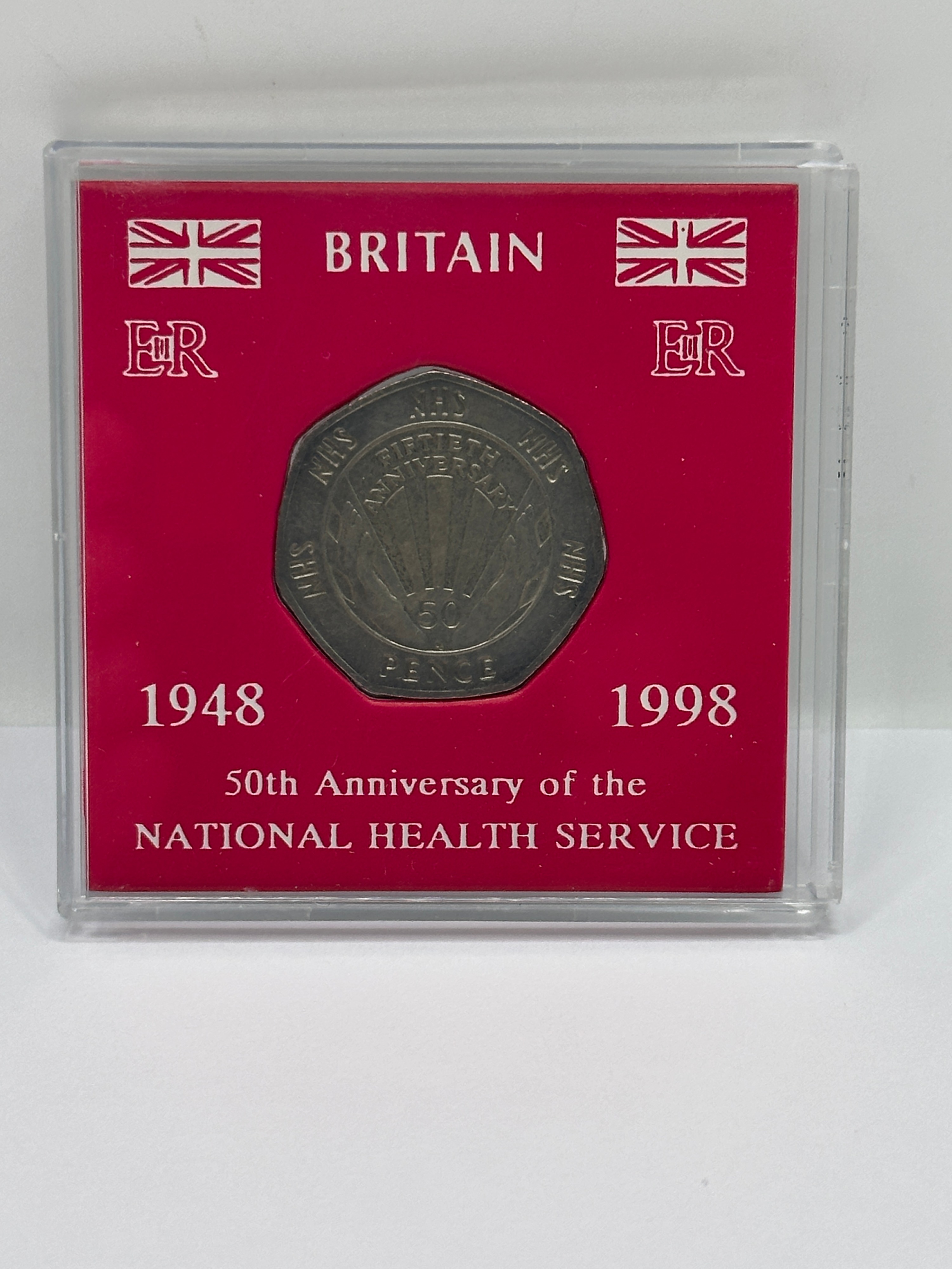 UK 1998 NHS 50th Anniversary 50 Pence Coin