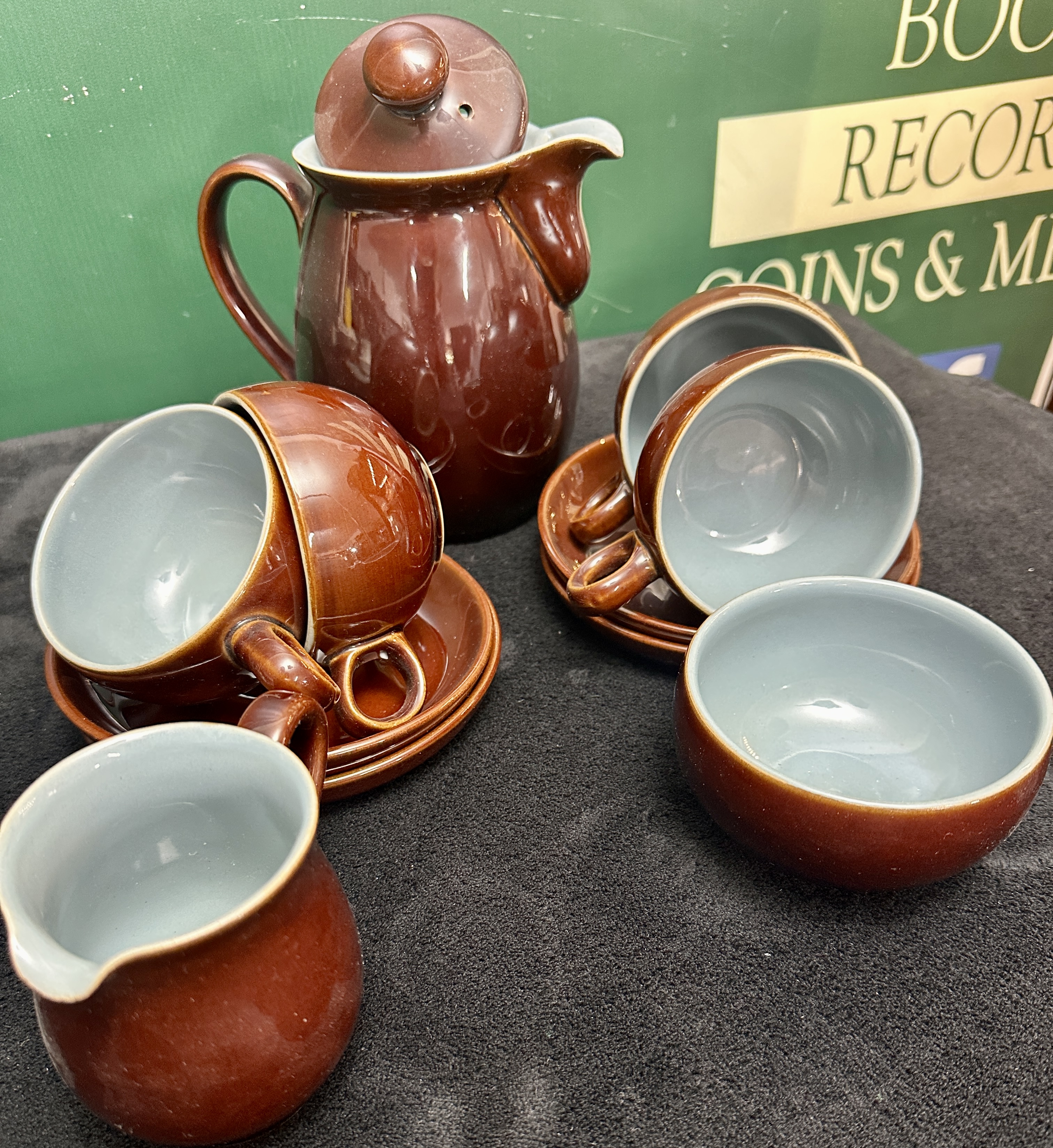 A Mid-20th Century English Denby Stoneware Service