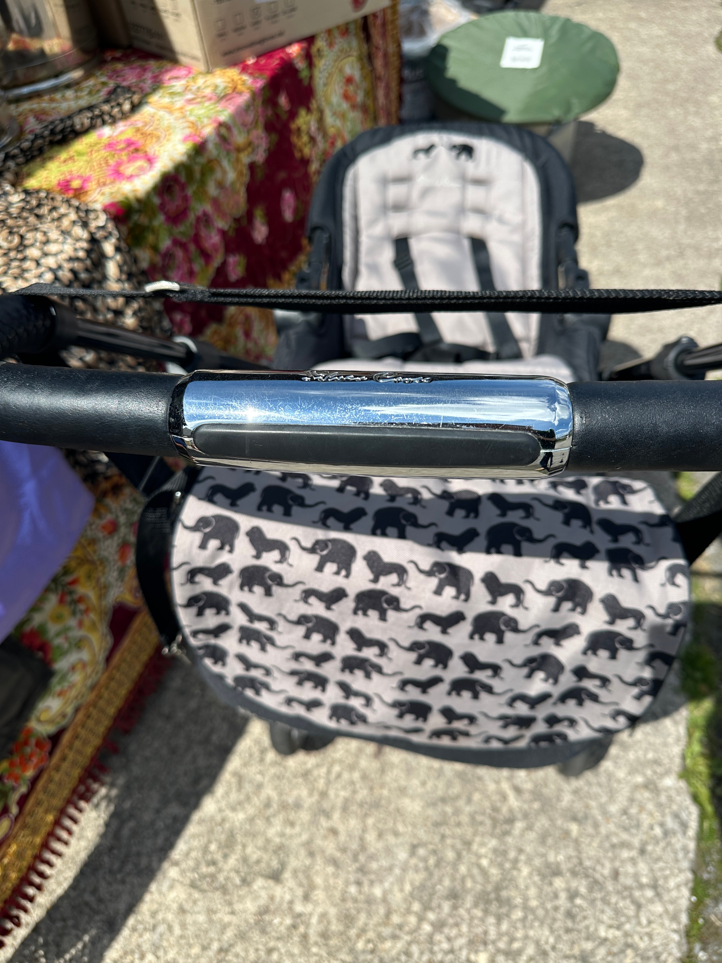 A Silver Cross Special Edition Travel System with Safari Print
