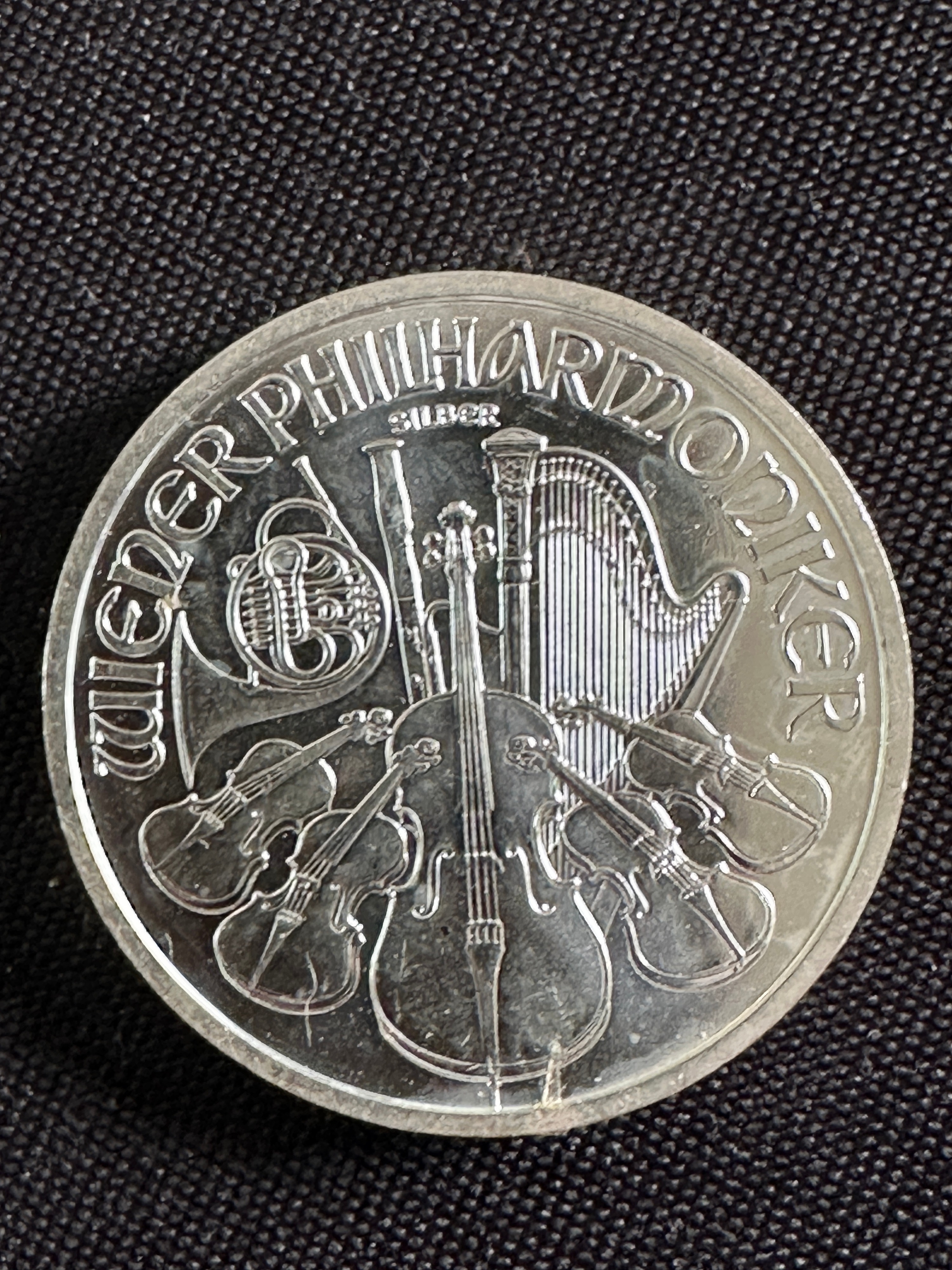 Austria 2010 Philharmonic Fine Silver 1,50 Euro Coin