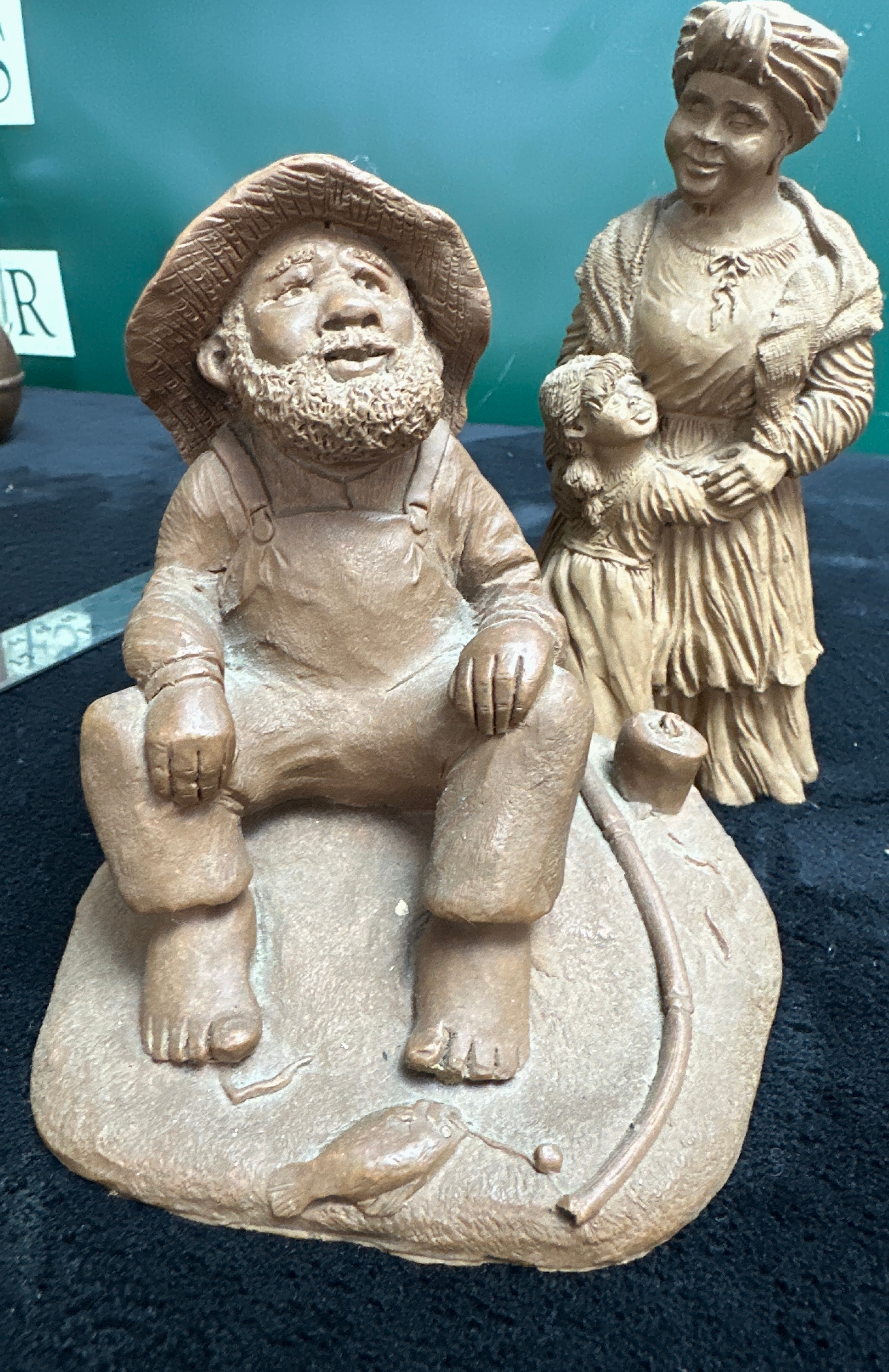 A Pair of Johann Maresch Austrian Terracotta Figural Groups