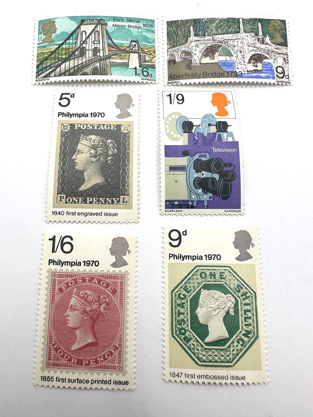 Lot 83: UK 1968-1970 Commemorative Postage Stamps, SG 761-831