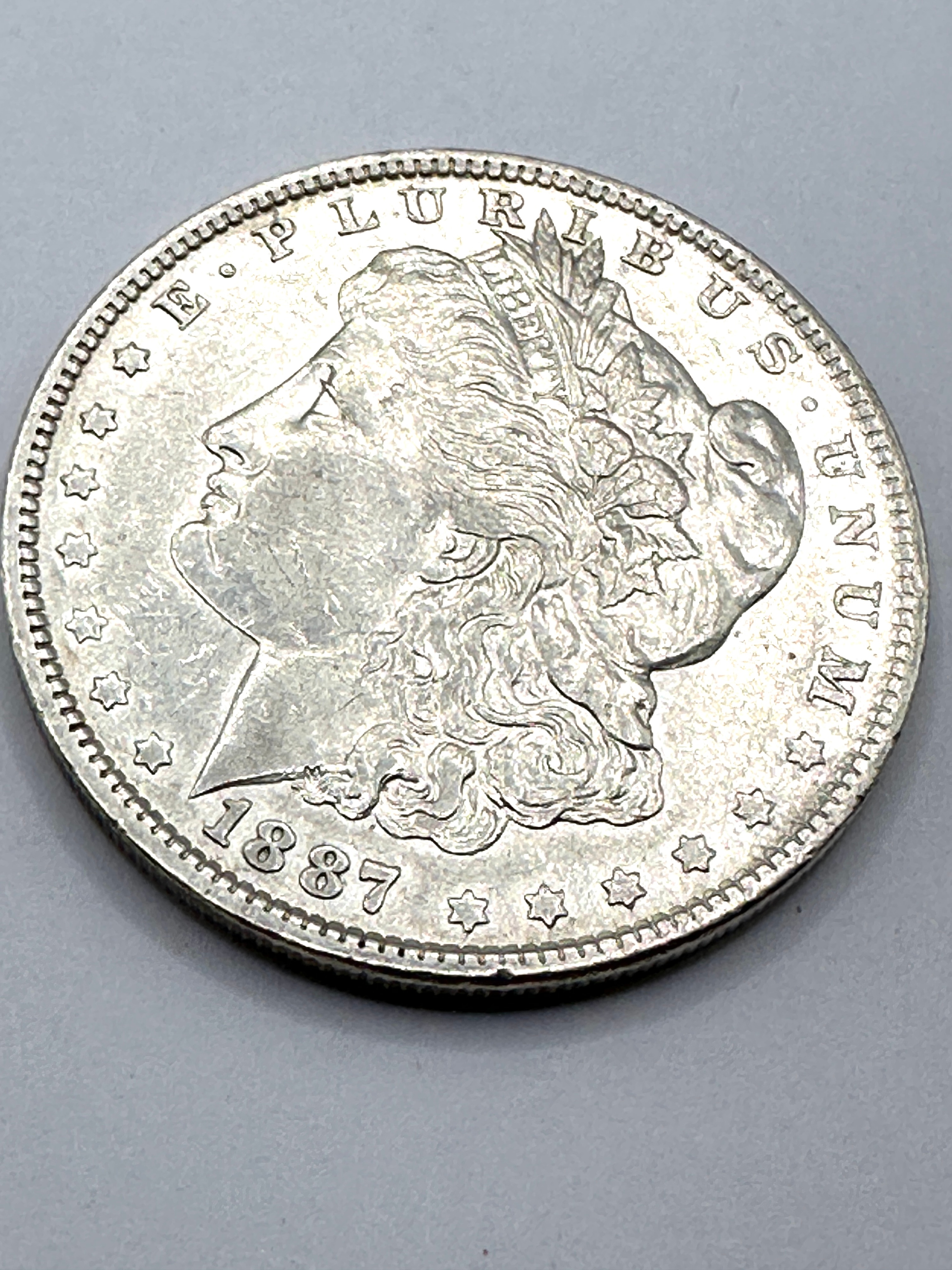USA 1887 Morgan Silver One Dollar Coin