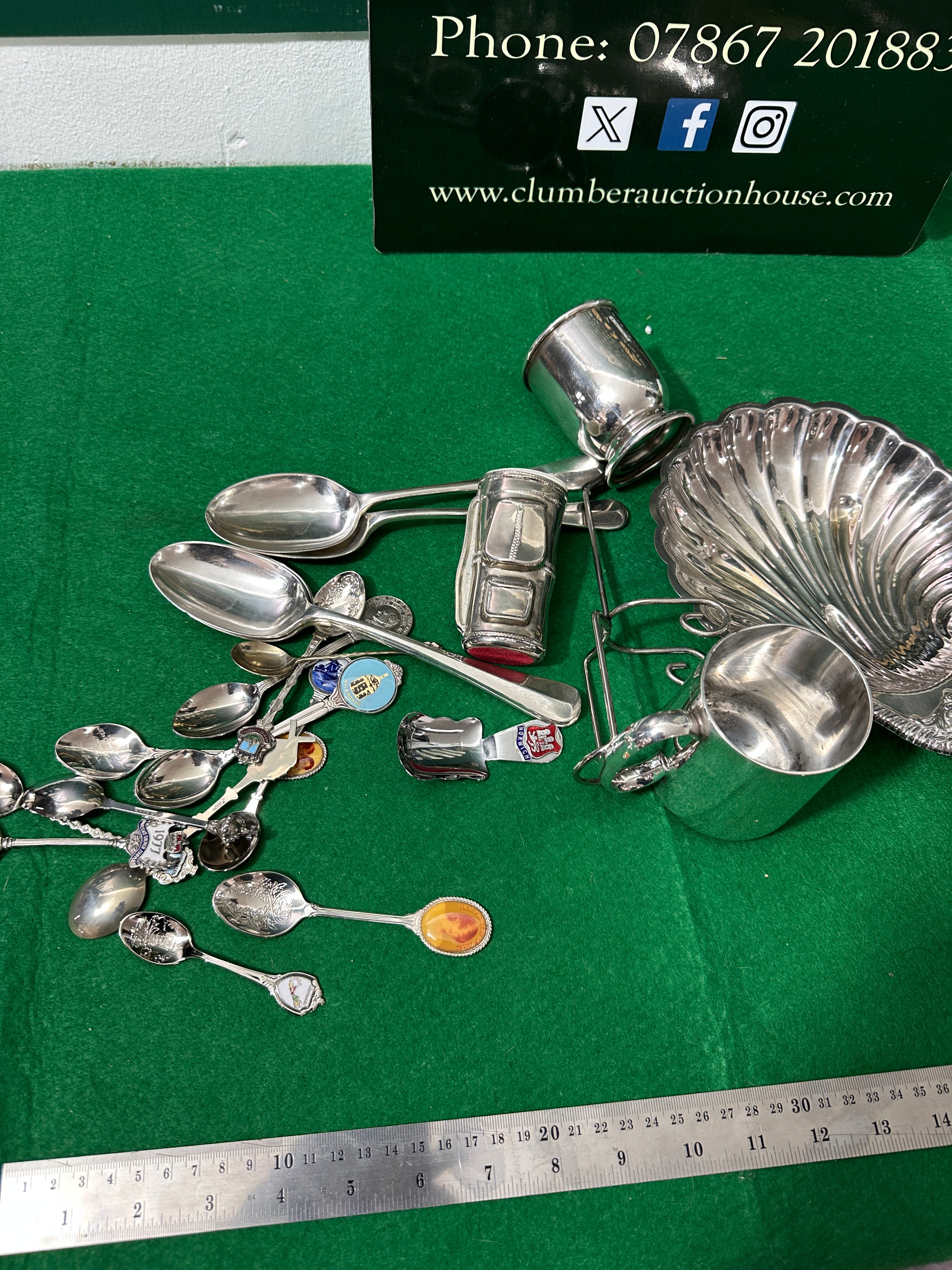 A Collection of Approximately Nineteen Commemorative White Metal Items