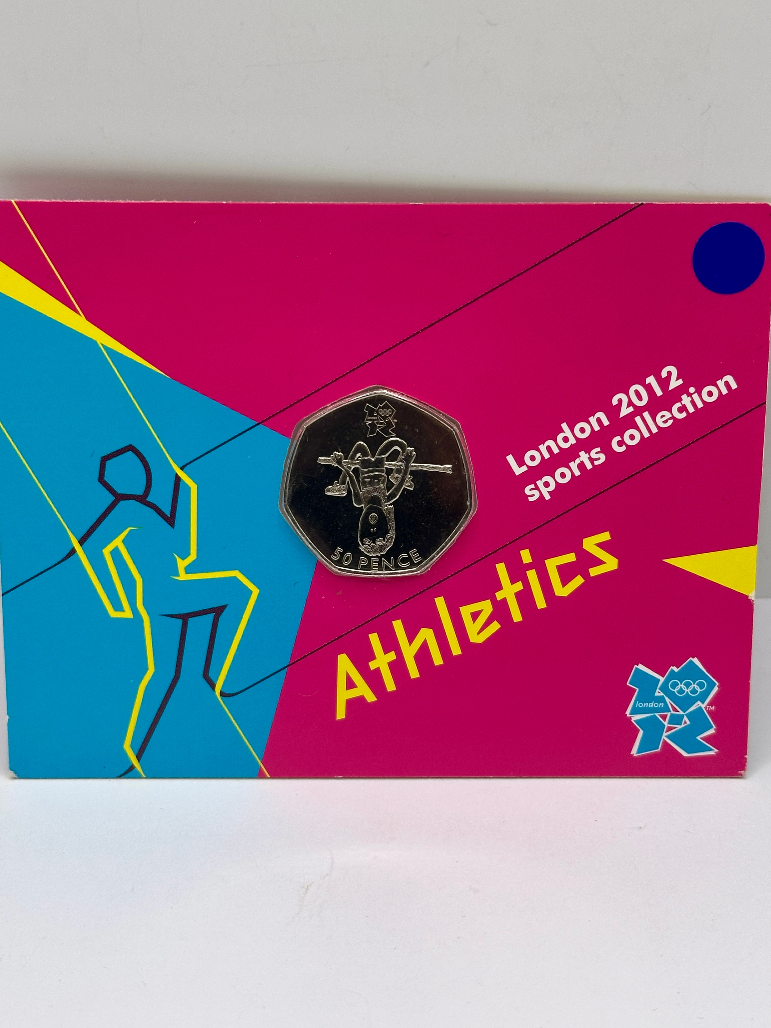 UK 2011 Athletics London 2012 Sports Collection 50 Pence Coin
