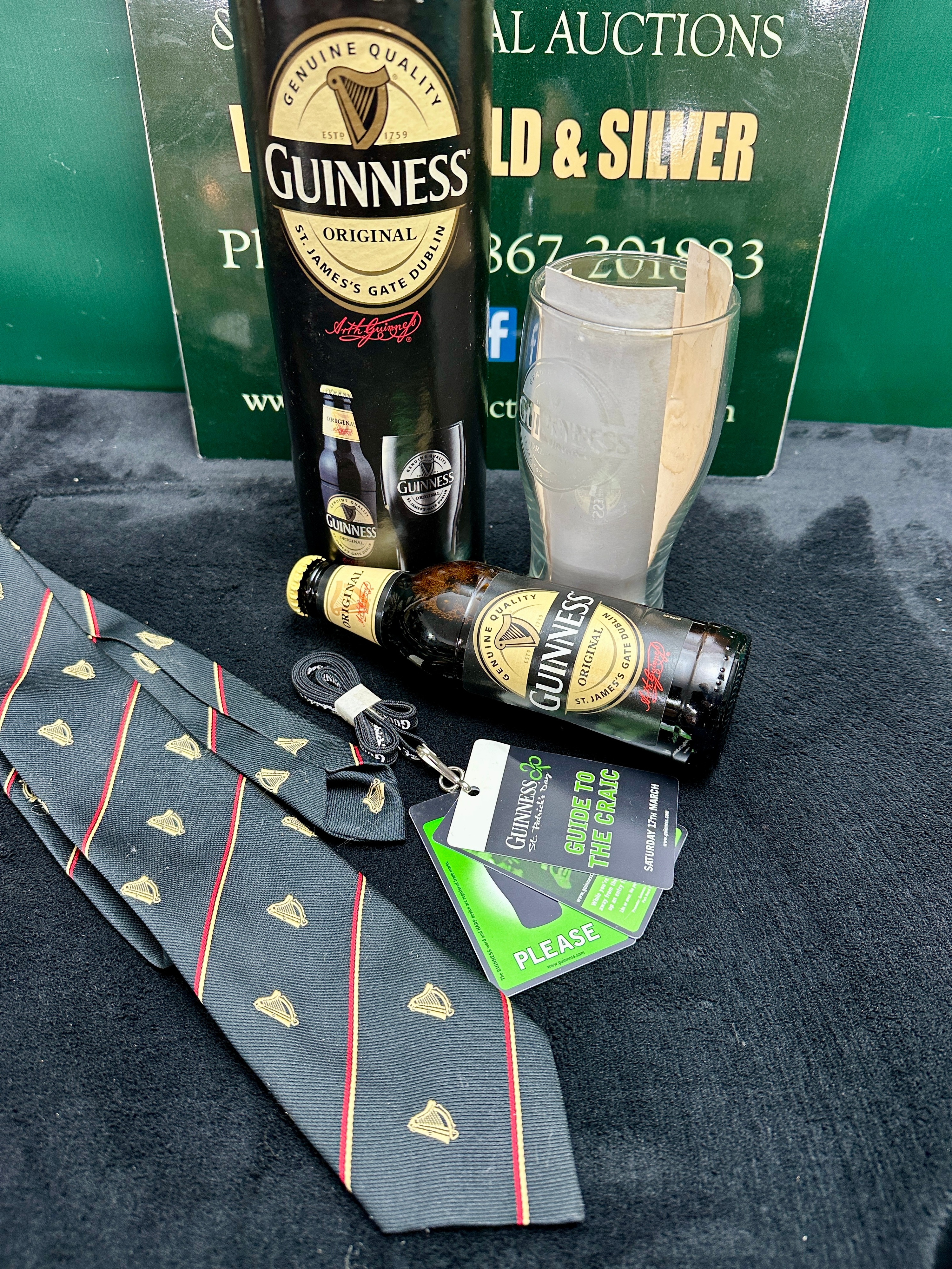 A Guinness Breweriana Collection Including 250th Anniversary Presentation Tube