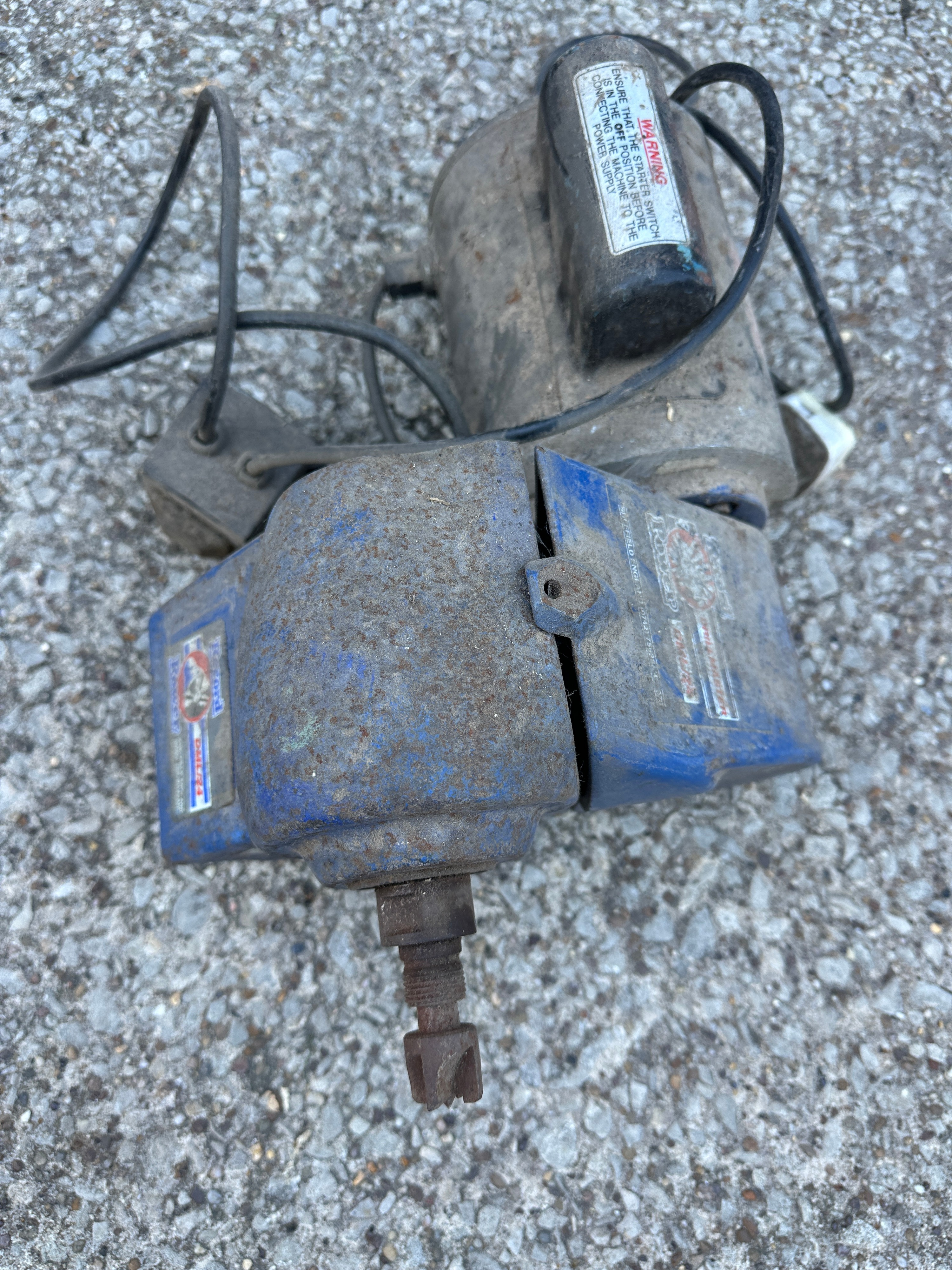 A Record Power Drillmaster DML24 Headstock Unit