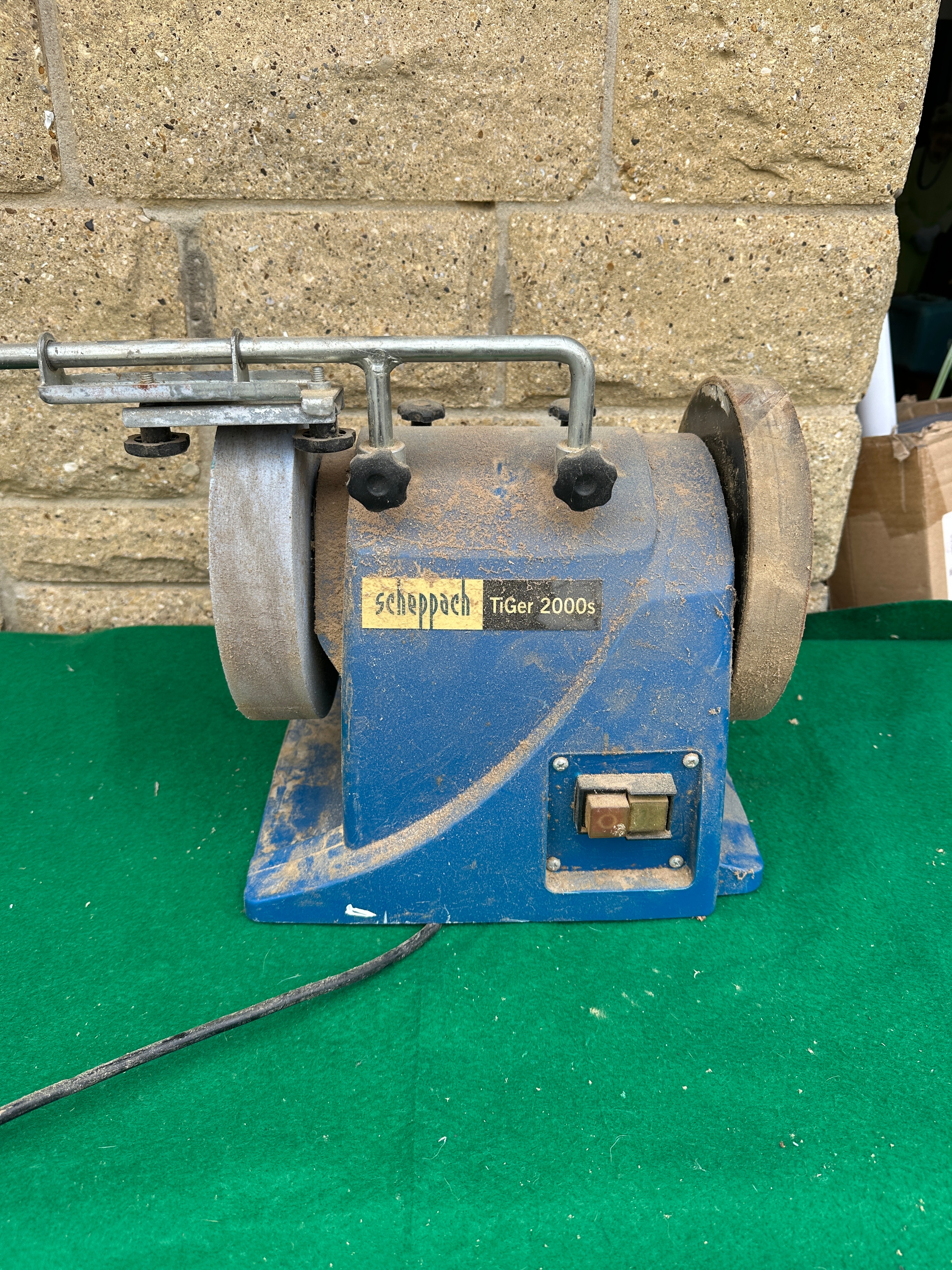 A 2008 Scheppach TiGer 2000s Electric Wet Stone Sharpening System