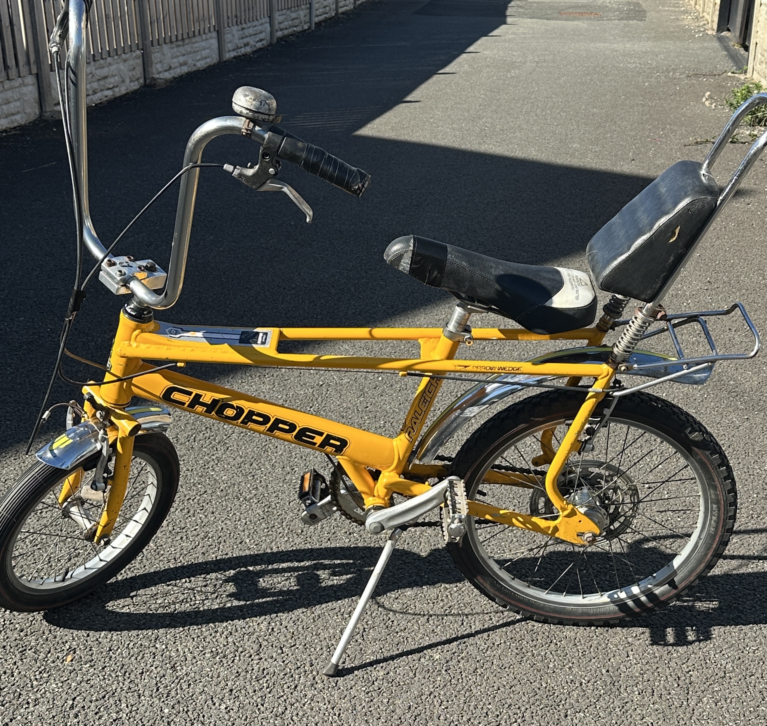 A Raleigh Chopper Arrow Wedge Bicycle