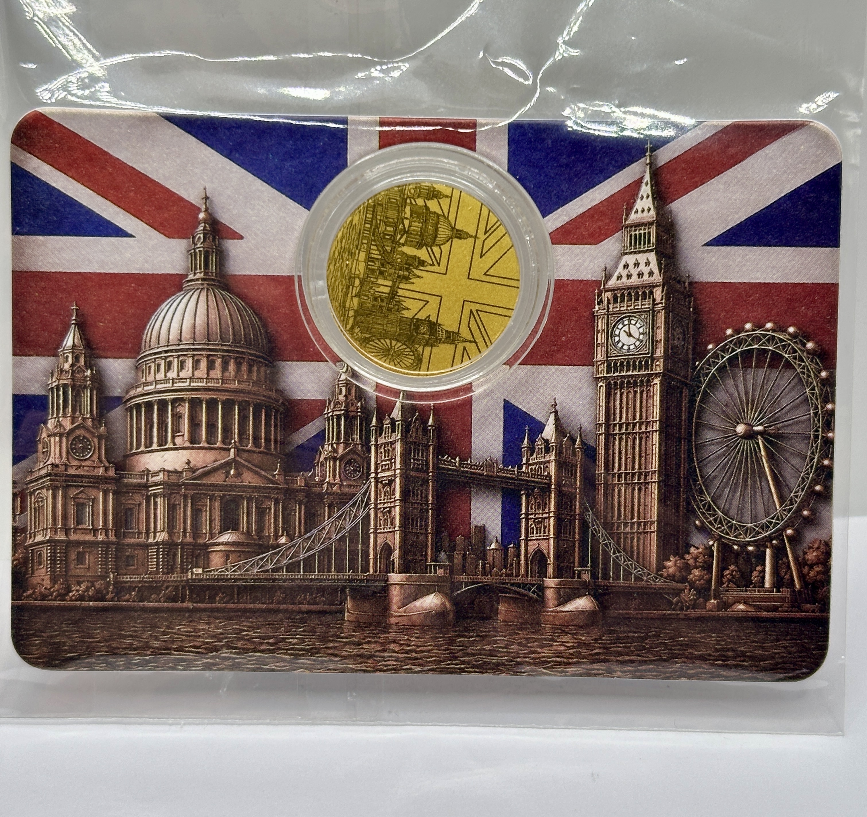 A London Commemorative Gold Medallion, TBL MINT crest