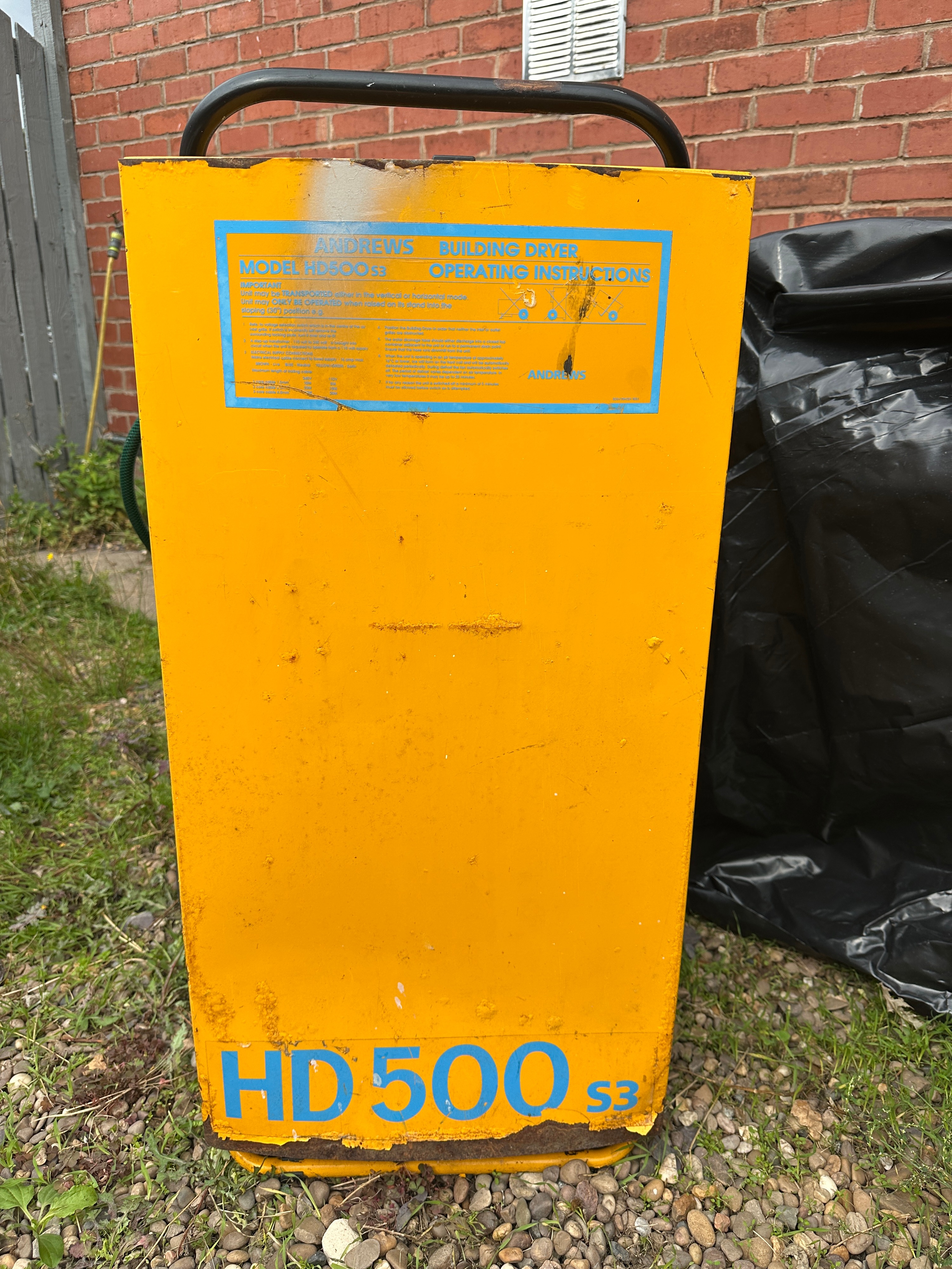 An Andrews Building Dryer Model HD500 S3