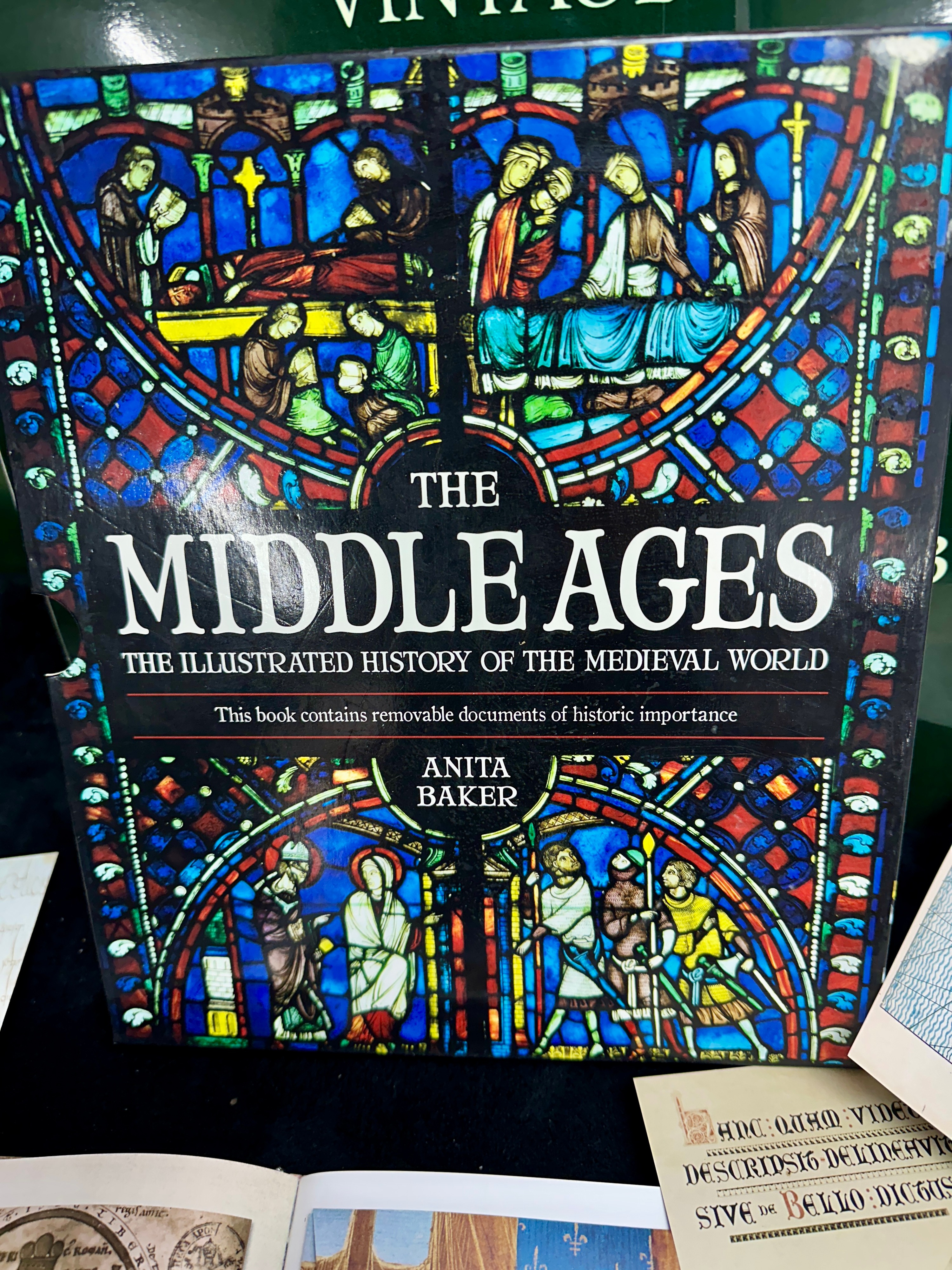 A Hardcover Book, The Middle Ages The Illustrated History Of The Medieval World