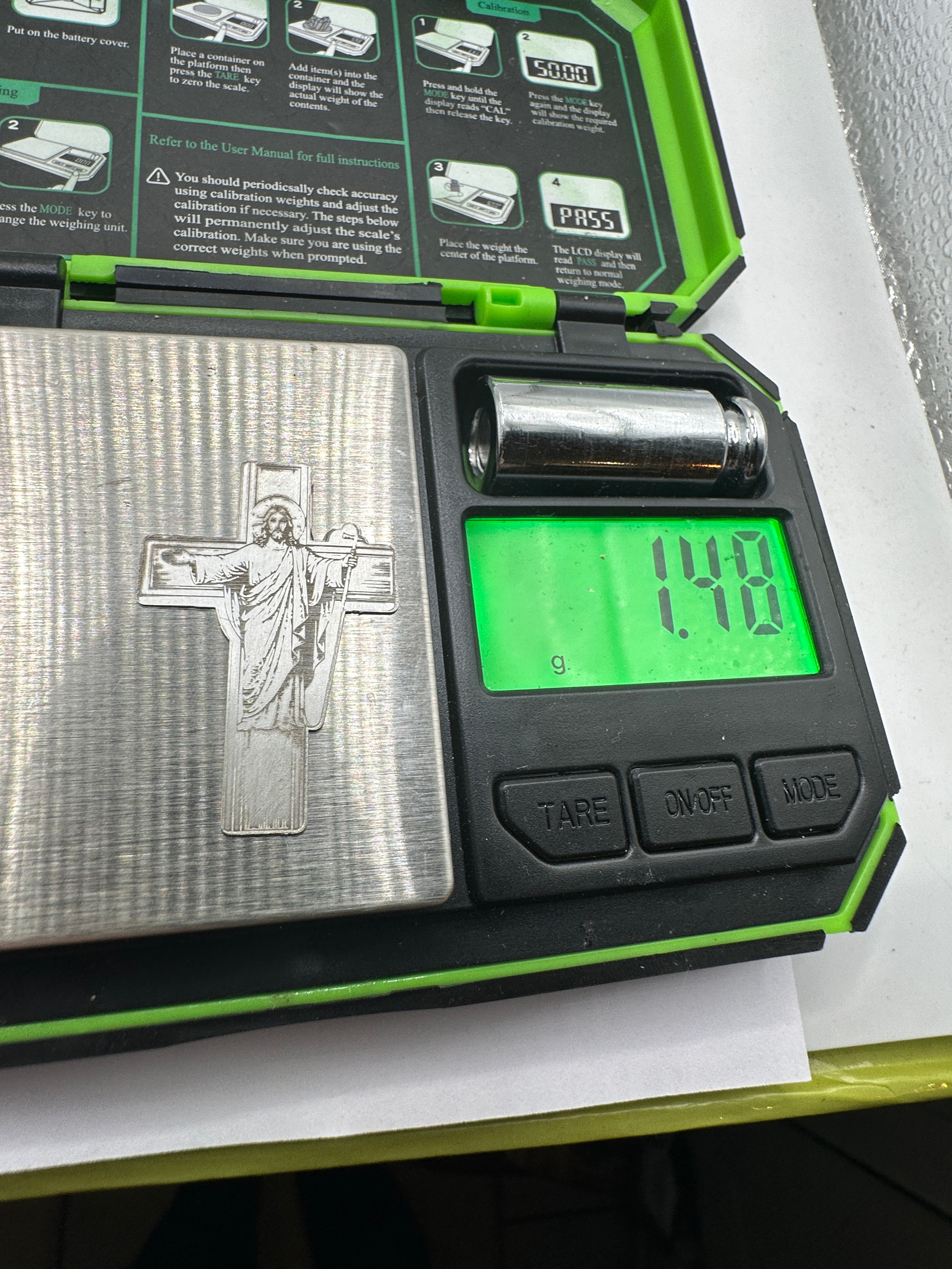 A Contemporary 999 Fine Silver PURE Bullion Cross