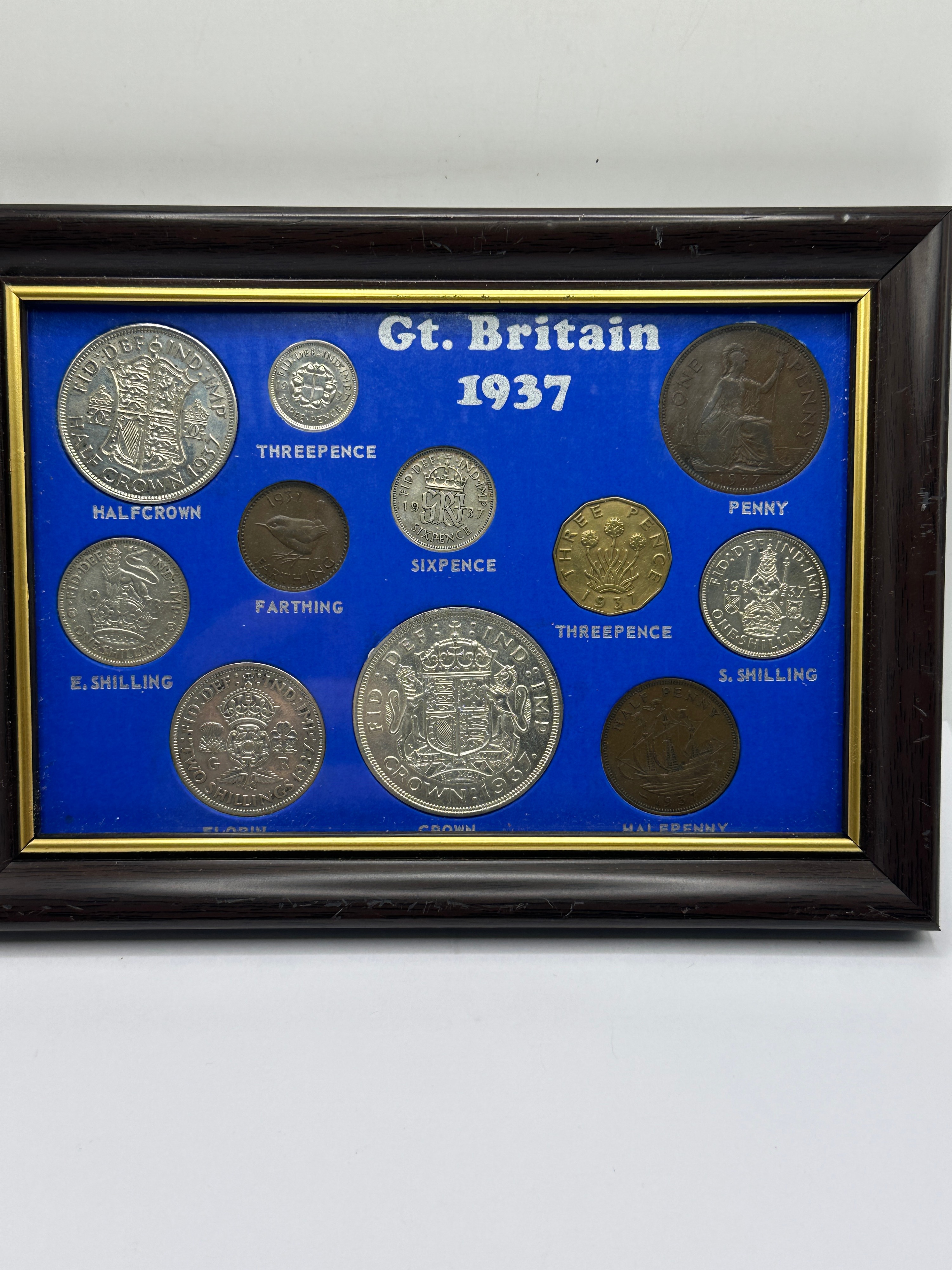 UK 1937 George VI Coin Set
