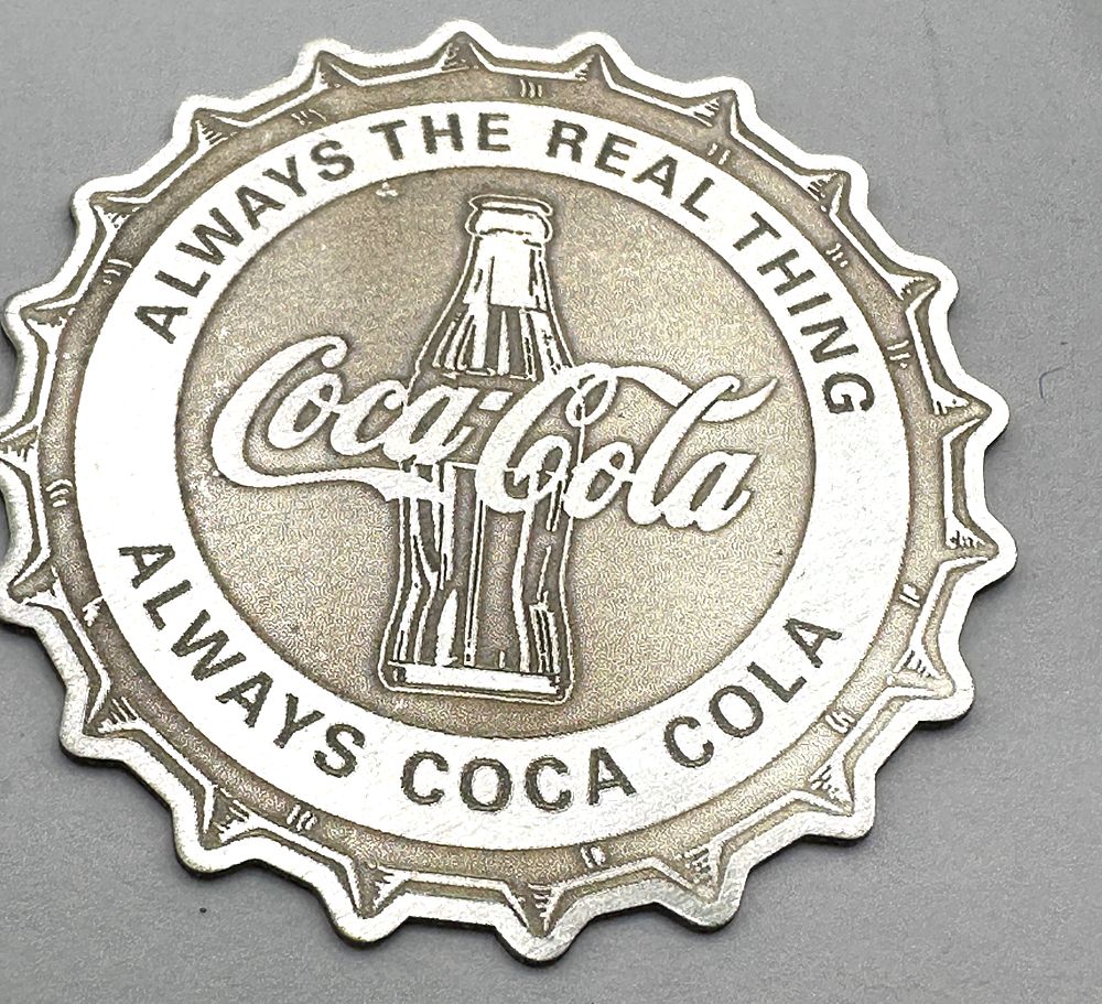 Lot 28: Coca-Cola .999 Fine Silver Commemorative Round From "Pure"