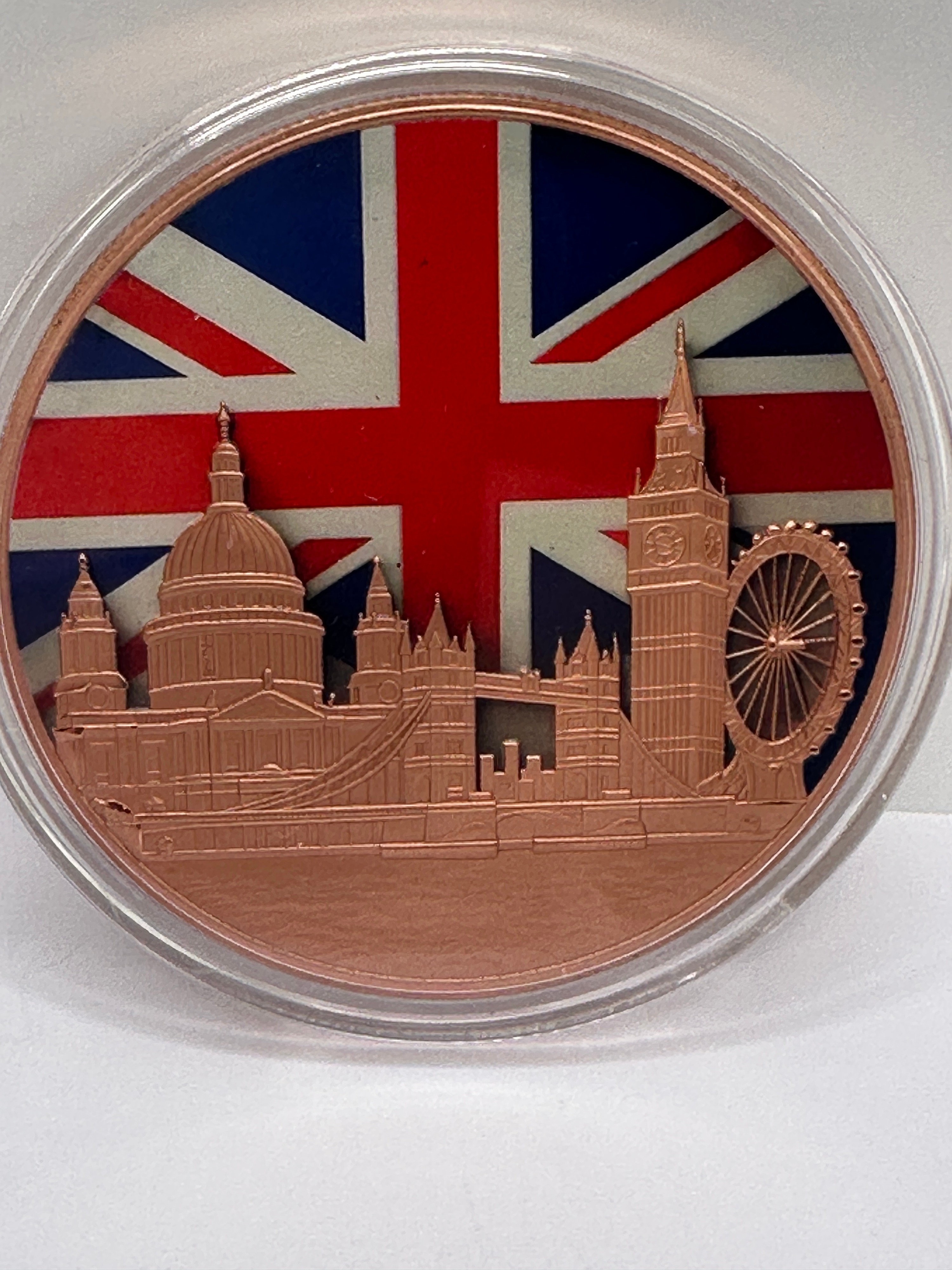 Intaglio Mint London Cityscapes 5 Ounce Copper Round