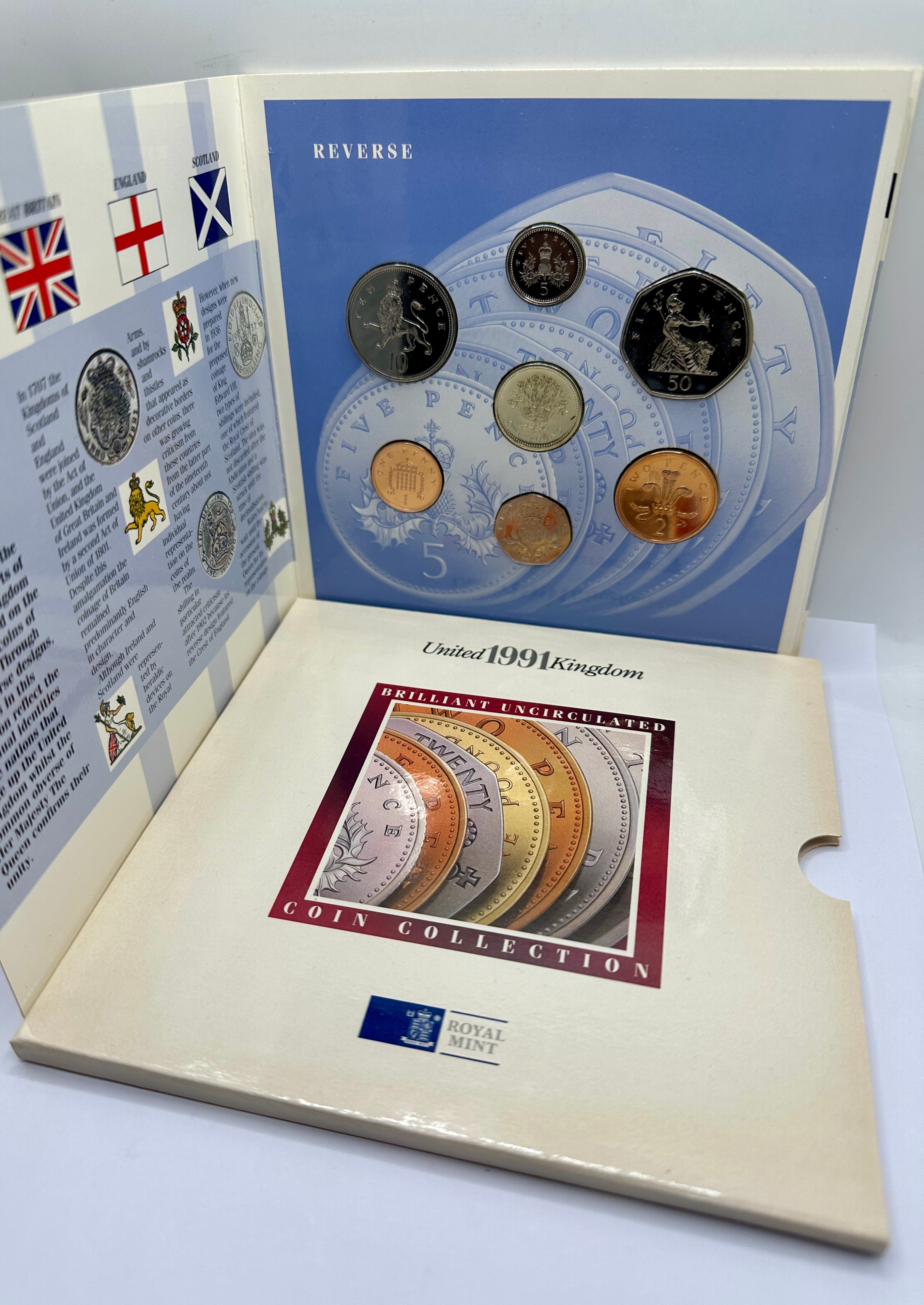 UK 1991 Brilliant Uncirculated Coin Collection