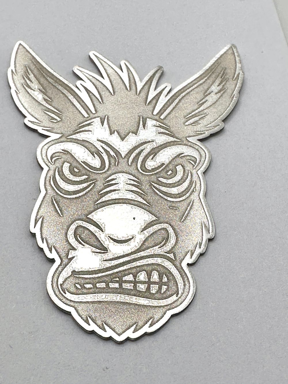 Lot 411: A 999 Fine Silver Donkey Bullion Piece