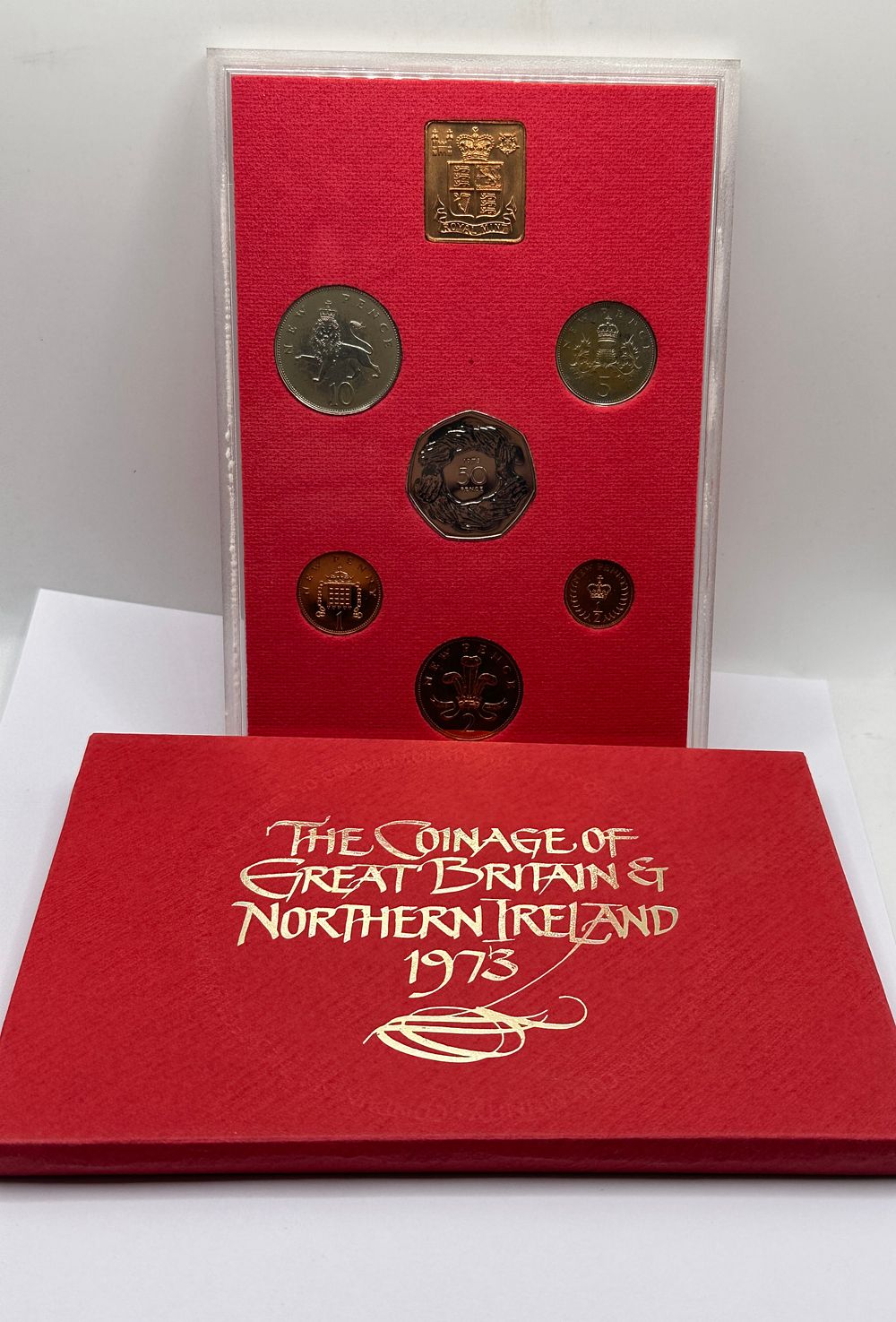 Lot 416: UK 1973 The Coinage of Great Britain and Northern Ireland Proof Set