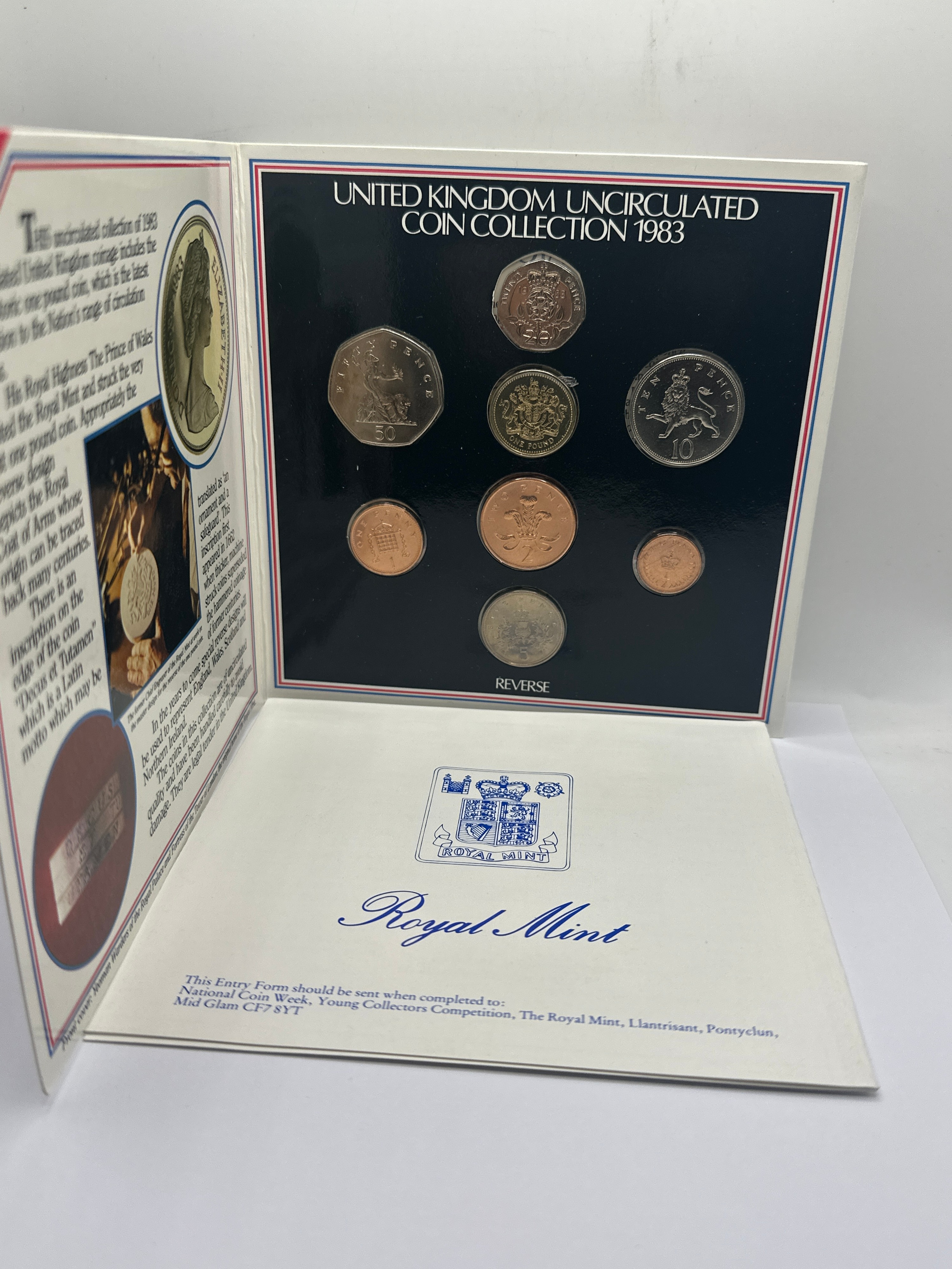 UK 1983 Royal Mint Uncirculated Coin Collection
