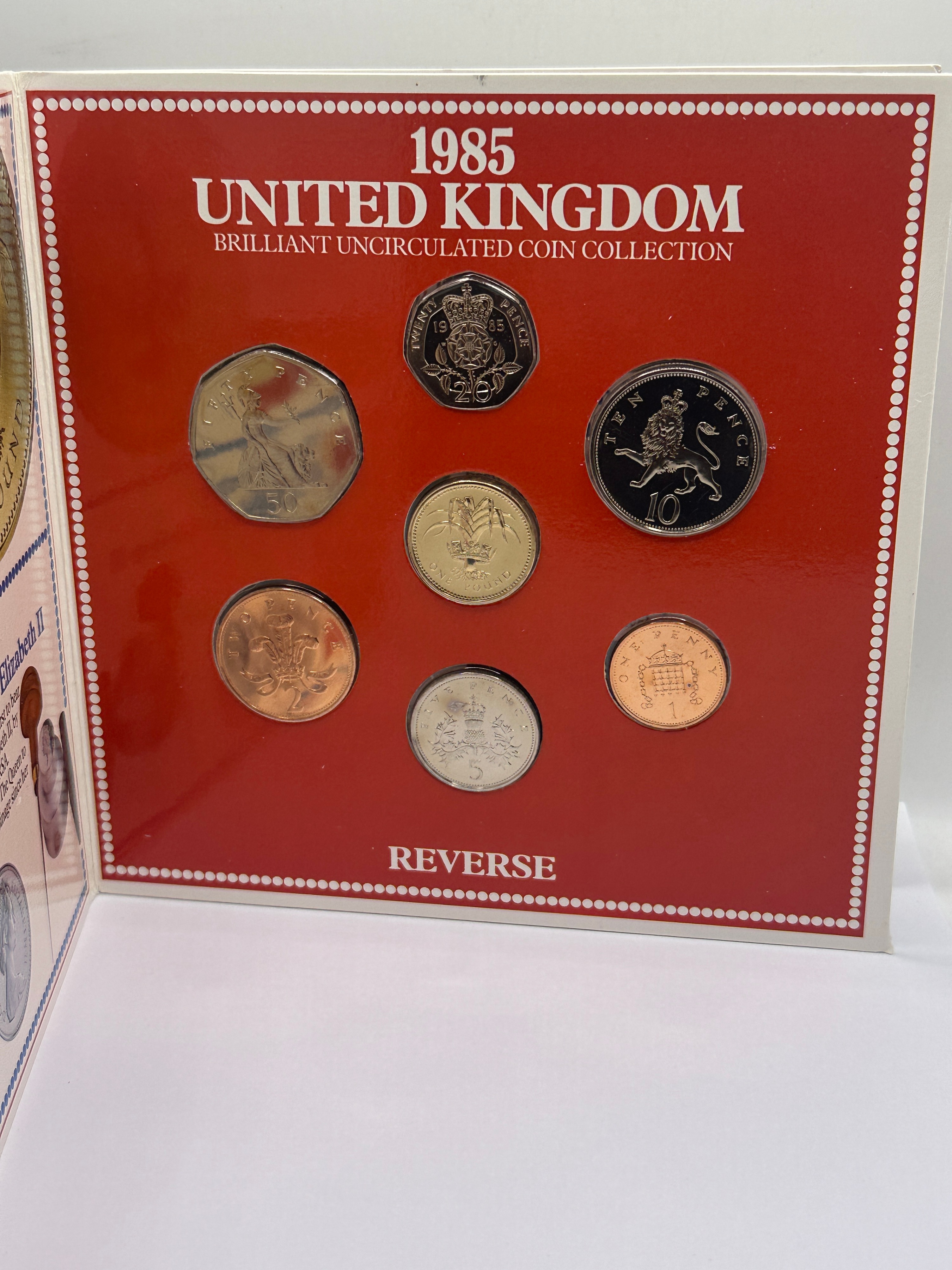 UK 1985 Brilliant Uncirculated Coin Collection Set