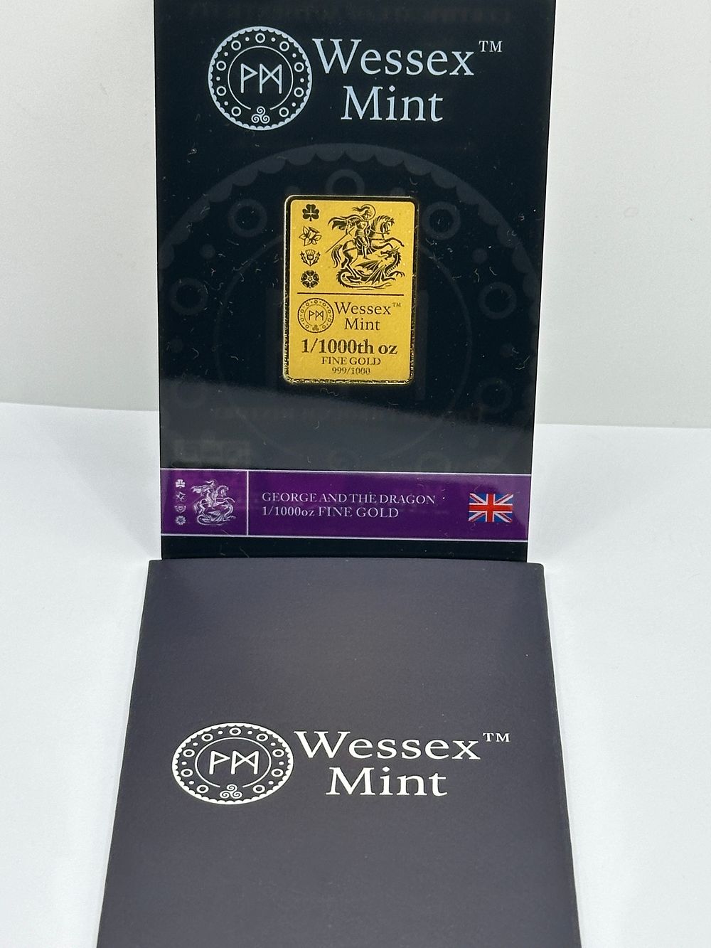 Lot 467: Wessex Mint 999 Fine Gold 1/1000th oz Bar