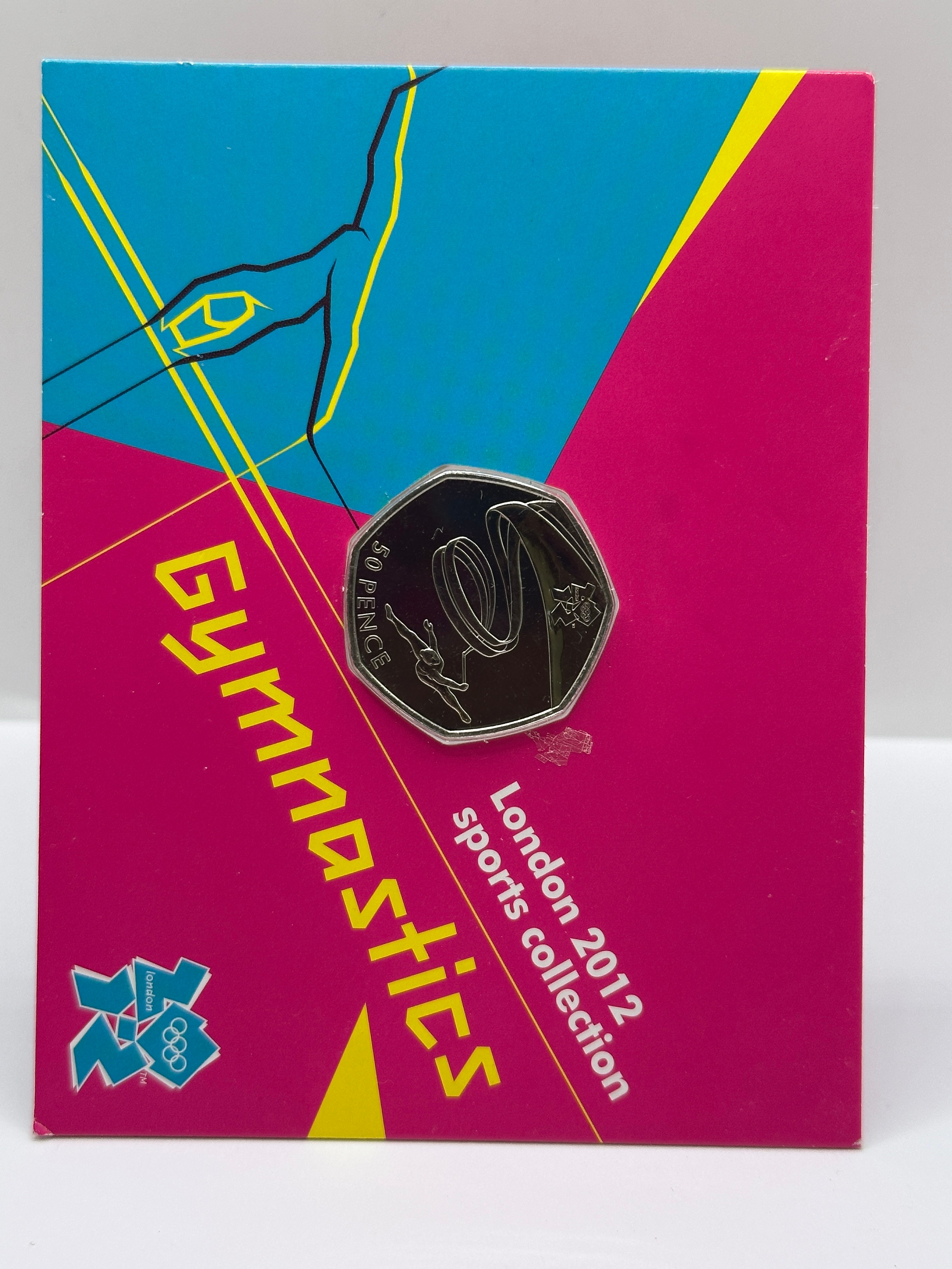 UK 2011 London 2012 Gymnastics 50 Pence Coin