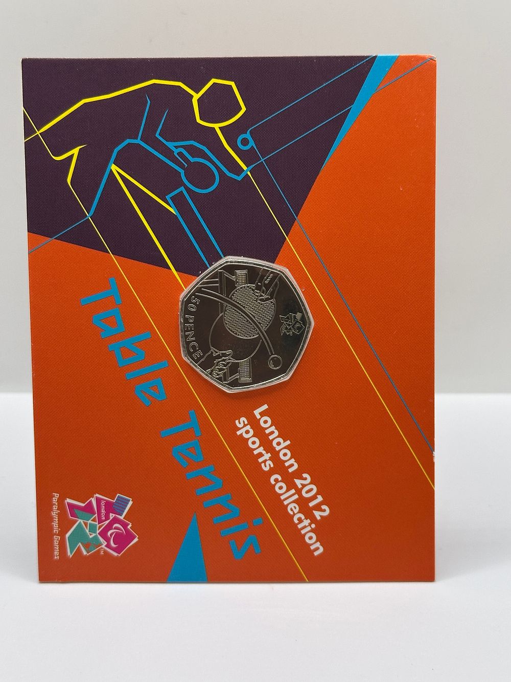Lot 561: UK 2011 London 2012 Sports Collection Table Tennis 50 Pence Coin