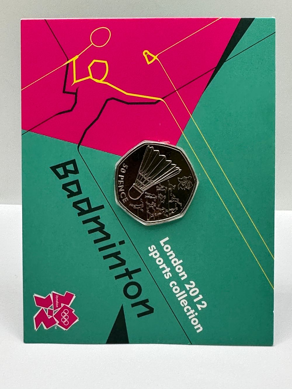 Lot 563: UK 2011 Badminton London 2012 Sports Collection 50 Pence Coin