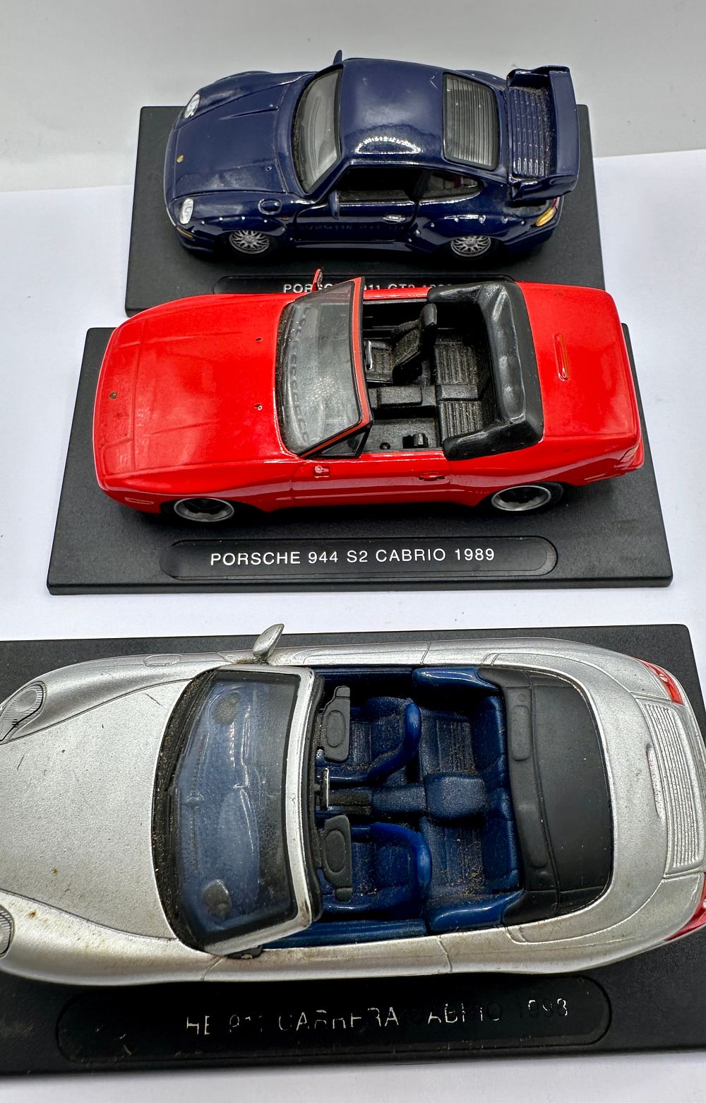 Lot 568: A Trio of Porsche Model Cars, GT2 and Cabriolet Types