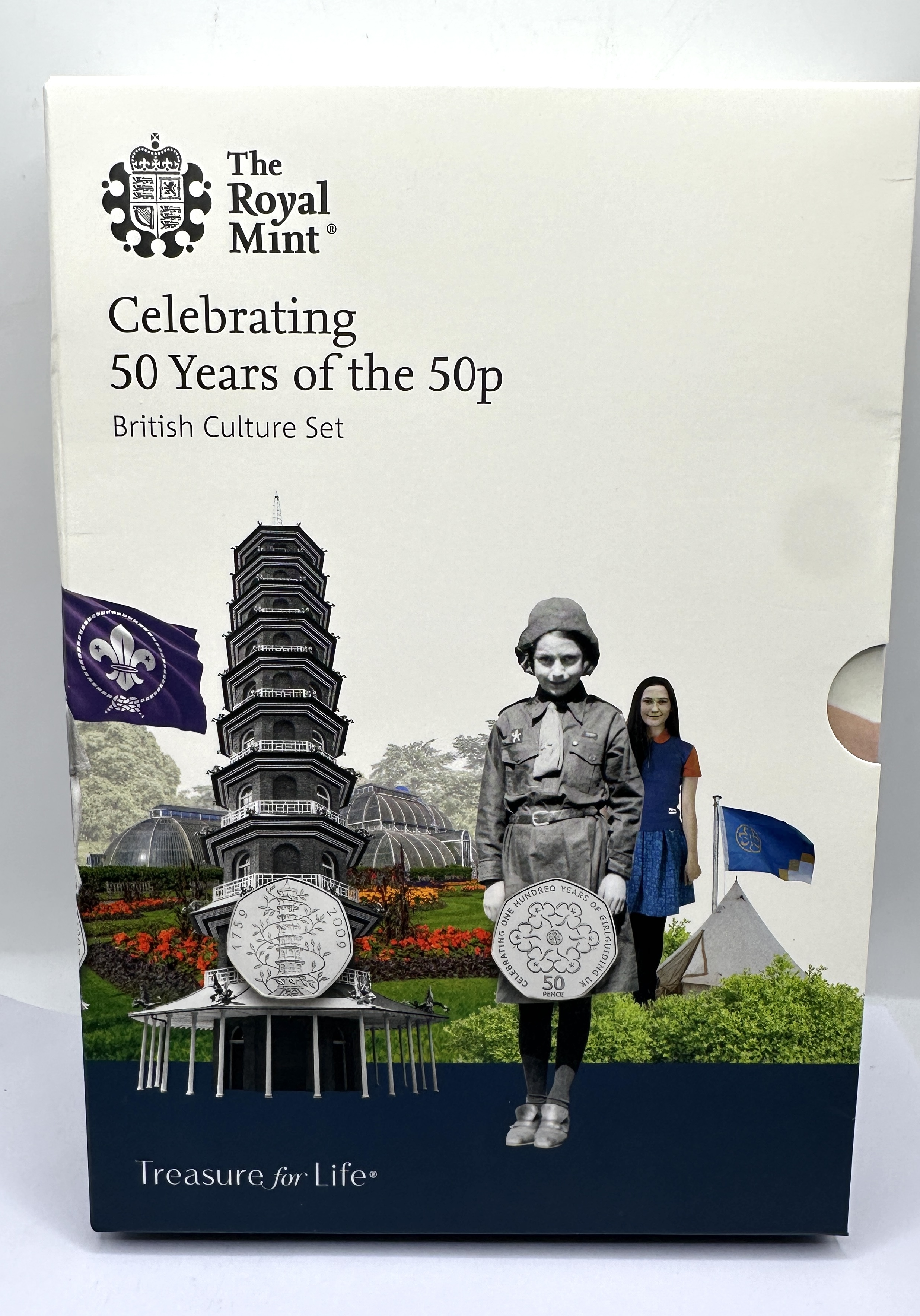 UK 2019 Fifty Years of the 50p British Culture Set