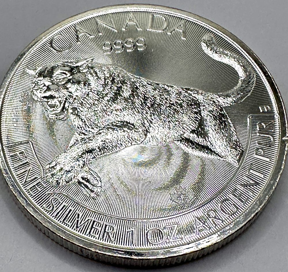 Lot 164: Canada 2016 Wild Canada Series Cougar 1 oz 9999 Silver Coin