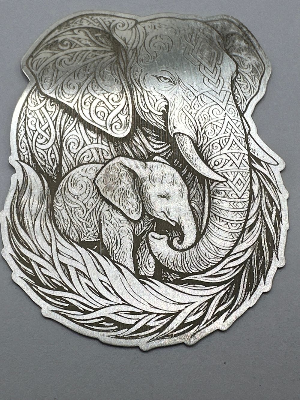 Lot 174: A PU RE .999 Fine Silver Custom Shaped Art Bullion Piece
