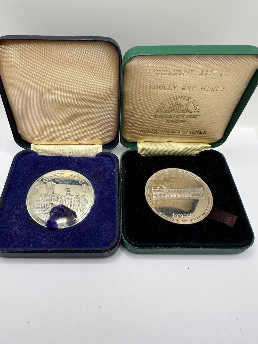 Lot 192: UK The Tower Mint Nickel Silver Commemorative Rounds