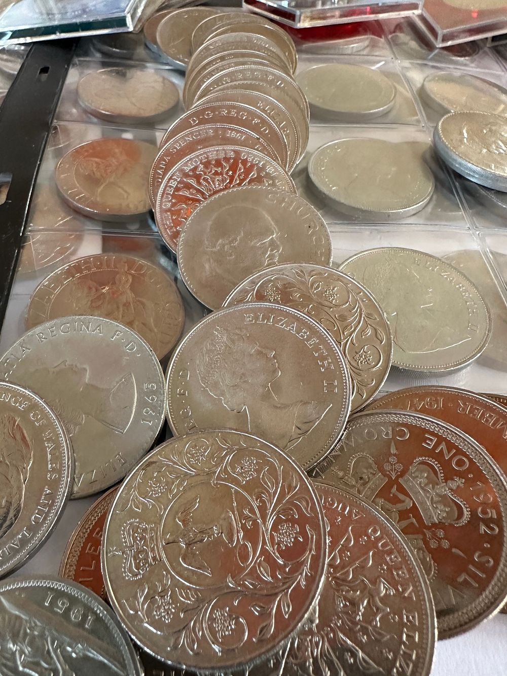 Lot 208: UK One Hundred Commemorative Cupro-Nickel Crowns
