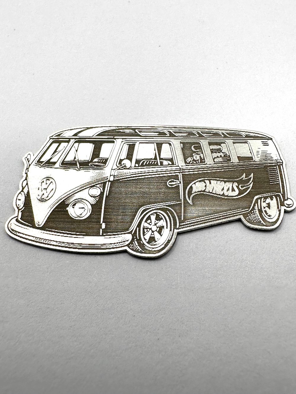Lot 219: A Hot Wheels .999 Fine Silver 1.5g Volkswagen Transporter Round